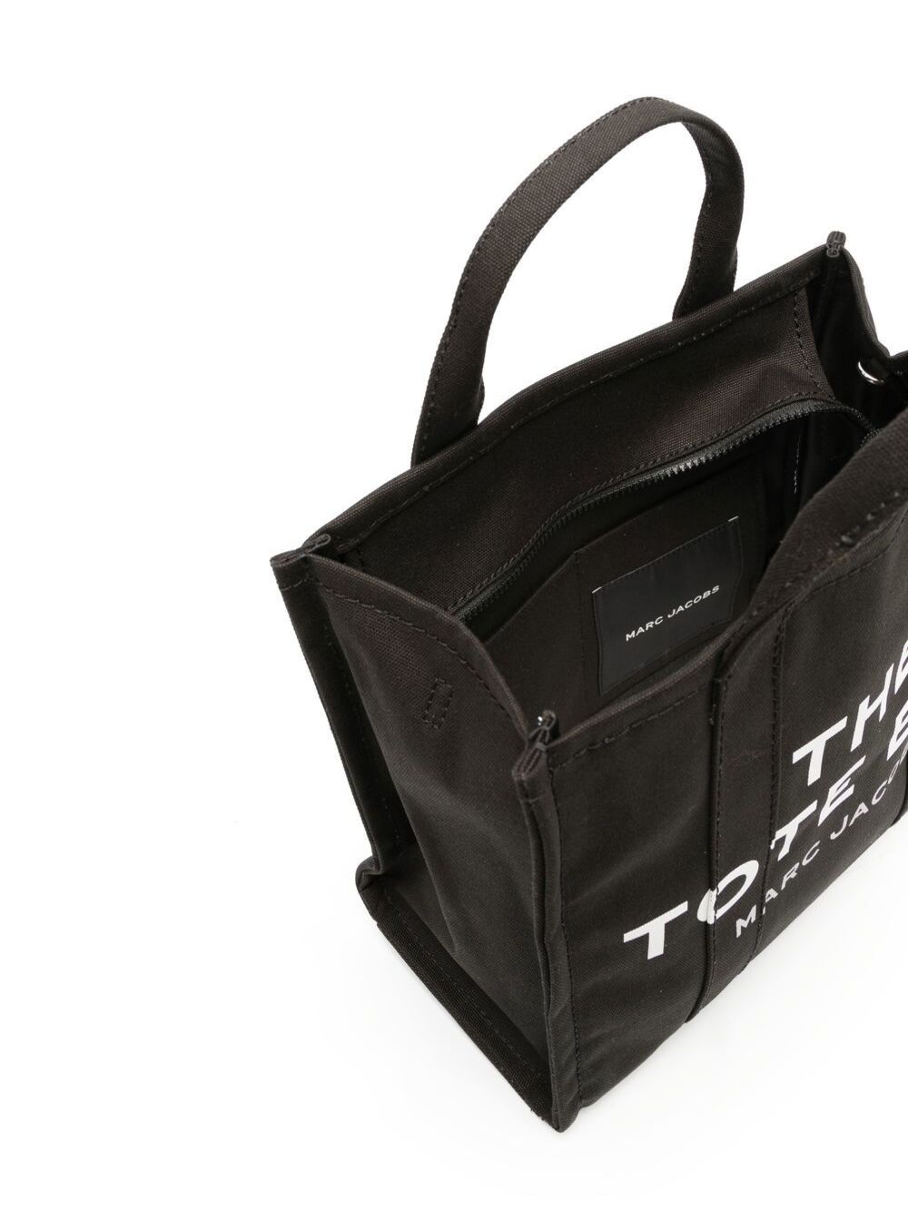 Marc Jacobs Women Tote Bag 'The Medium Tote' With Contrast Logo Print In Black For Women