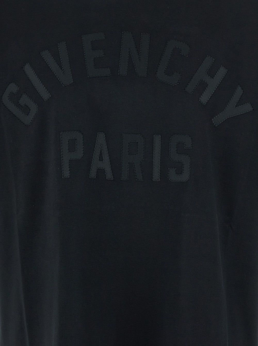 Givenchy Men Black T-Shirt "T-Shirt With Maxi Logo On The Front In Cotton" Men