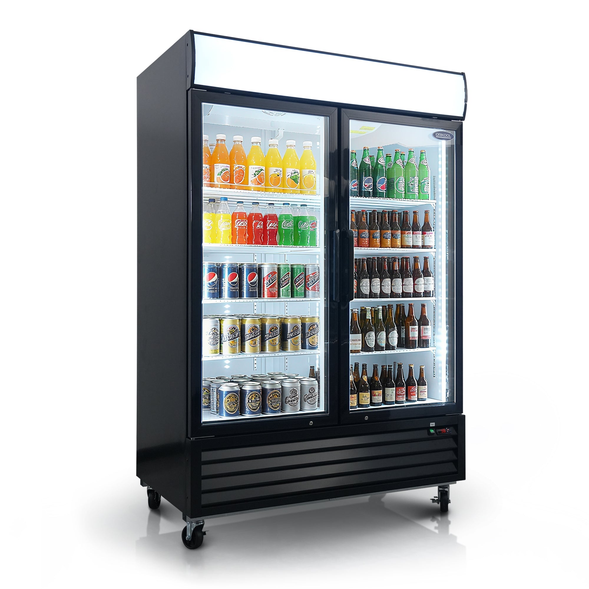Orikool Glass Door Merchandiser Refrigerator 44.7 Cu.ft