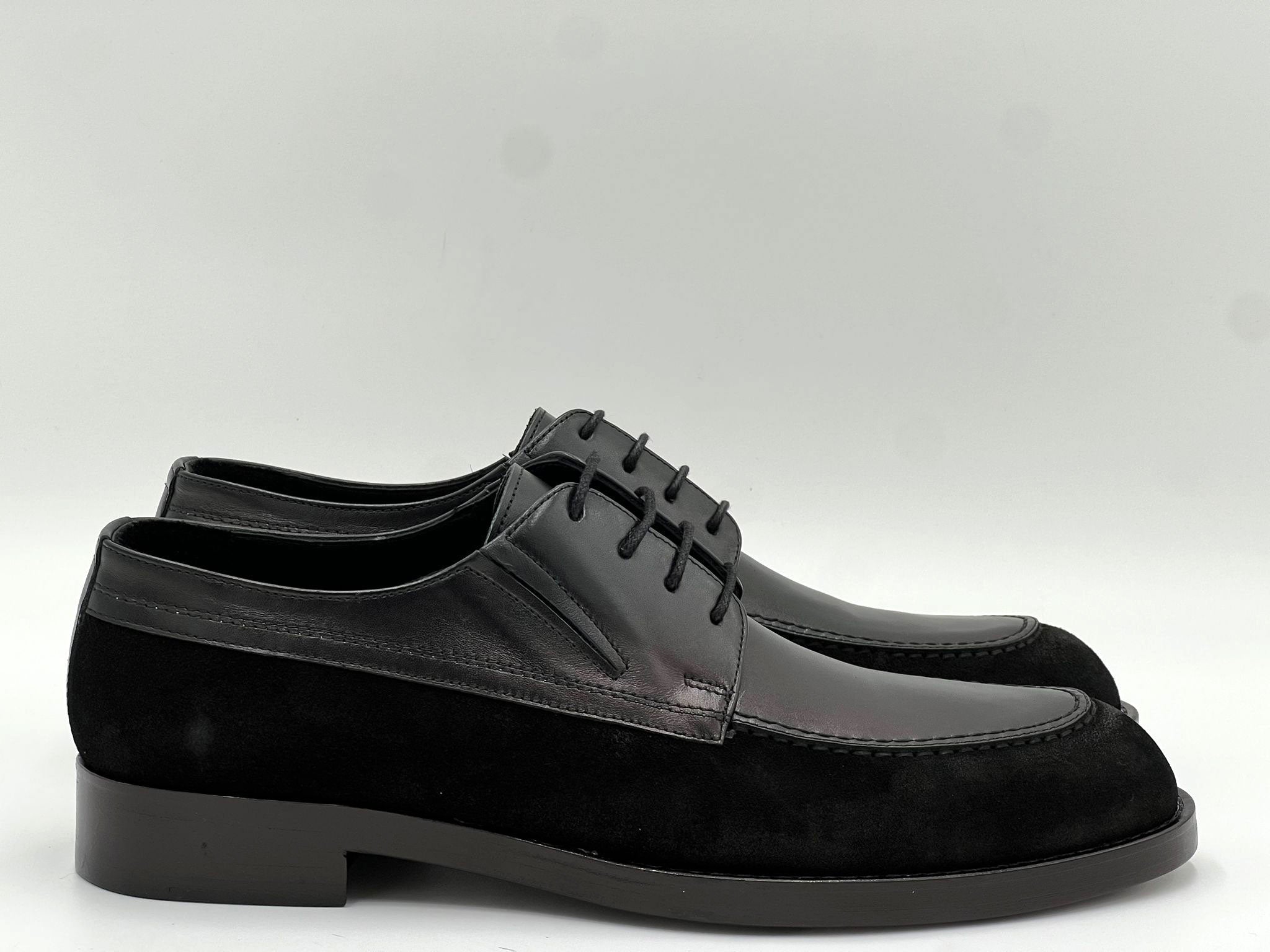 C Collection Leather Oxford - Black