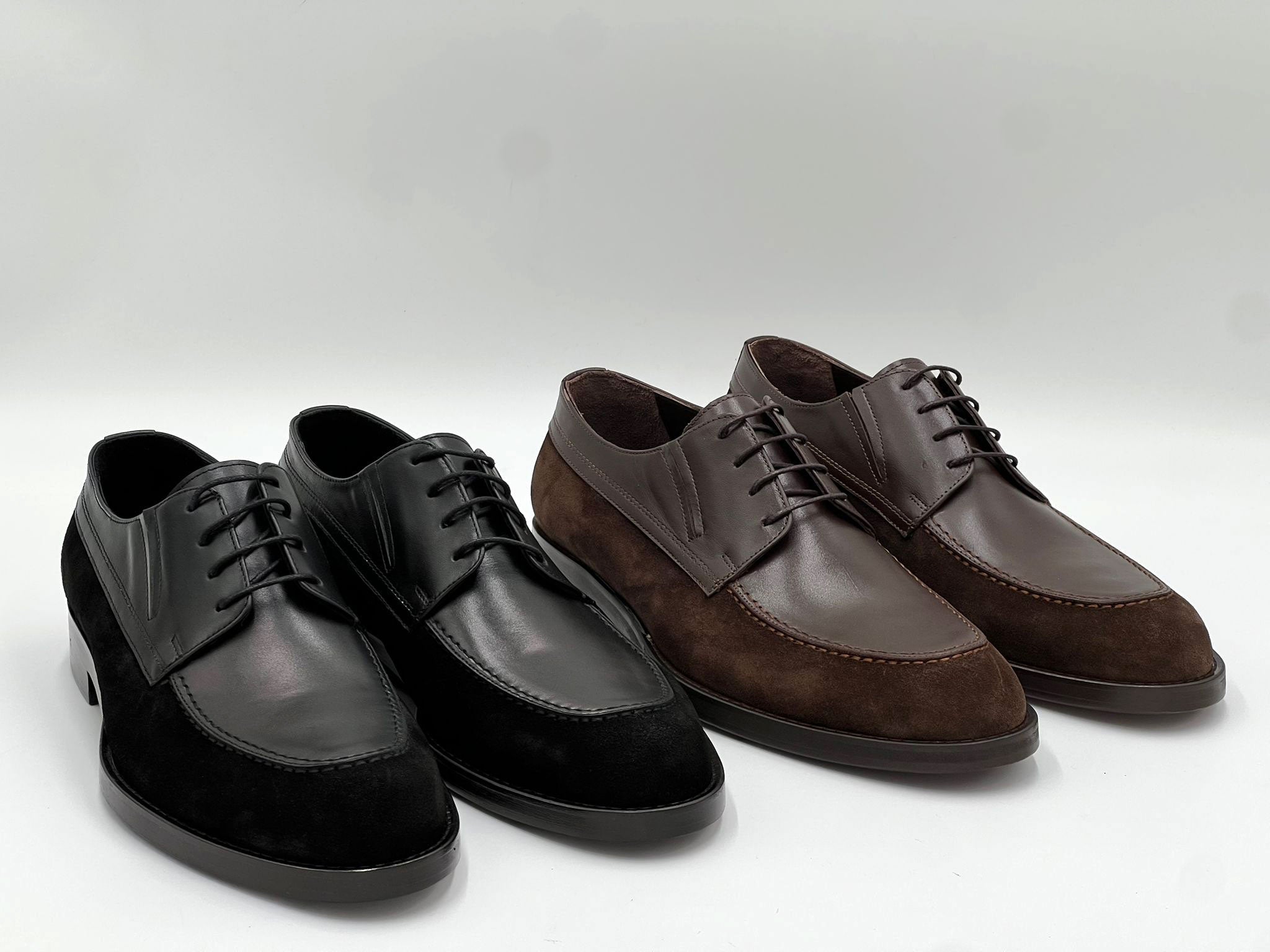 C Collection Leather Oxford - Black