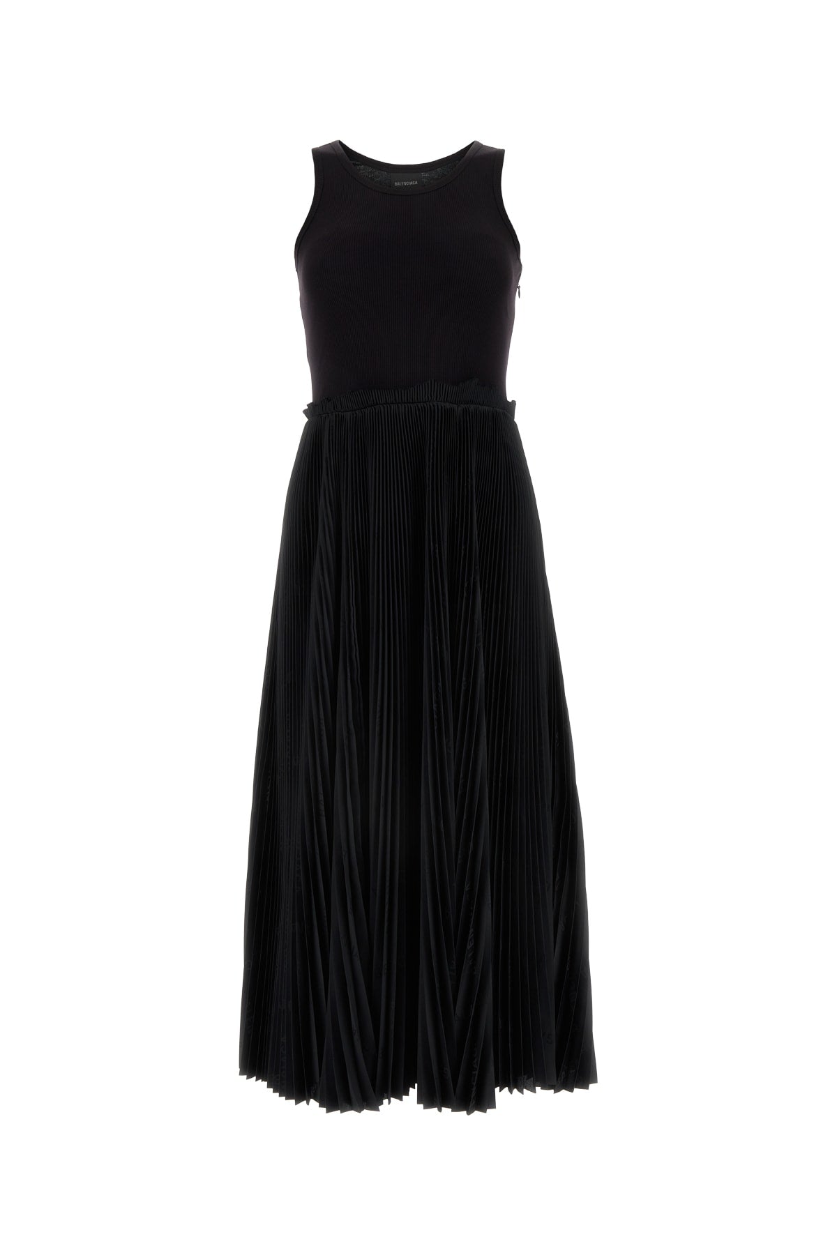 Balenciaga Women Tanktop Pleat Dress