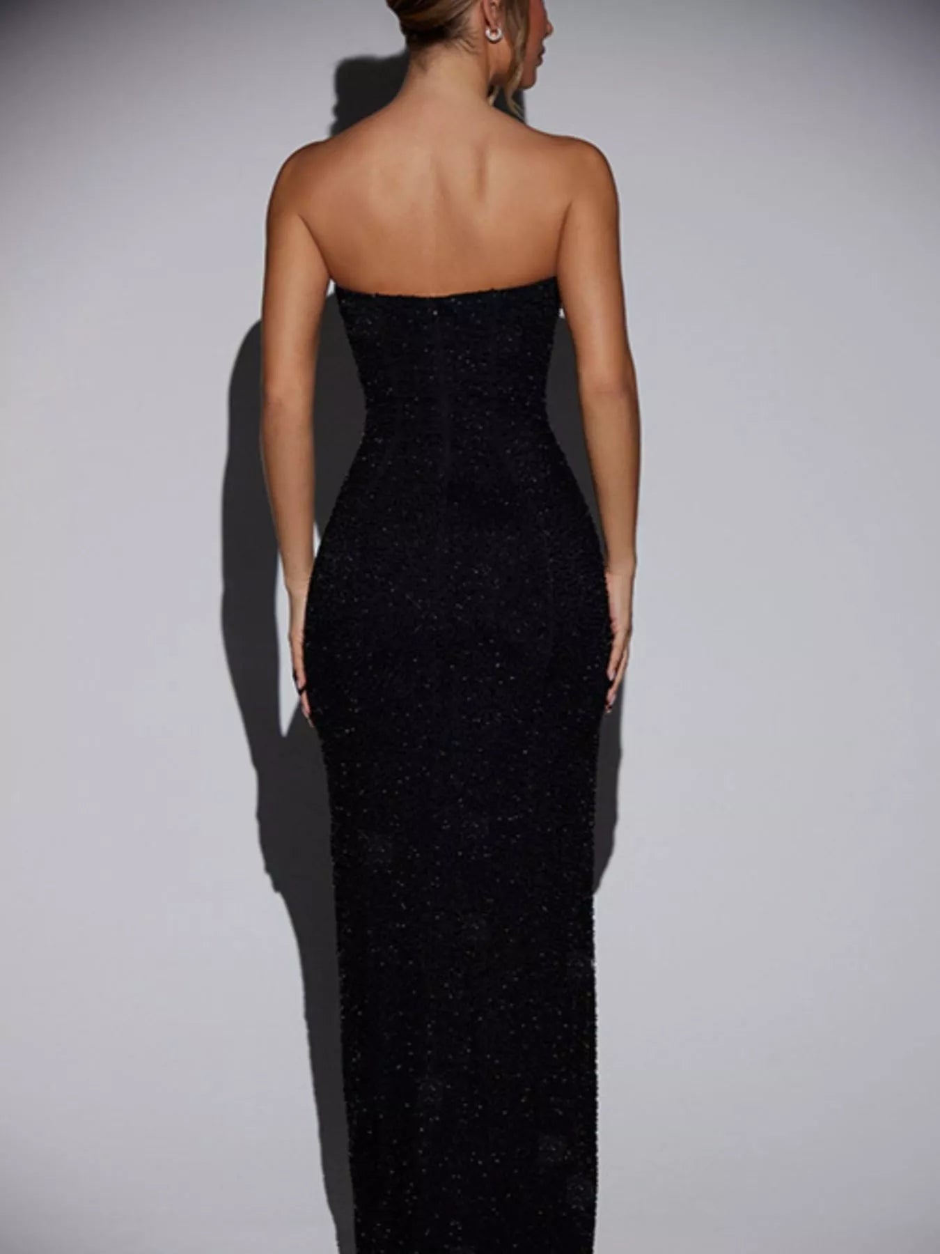 Split Tube Maxi Dress