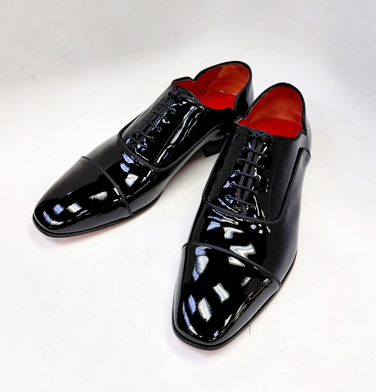 C Collection Patent Leather Oxford - Black