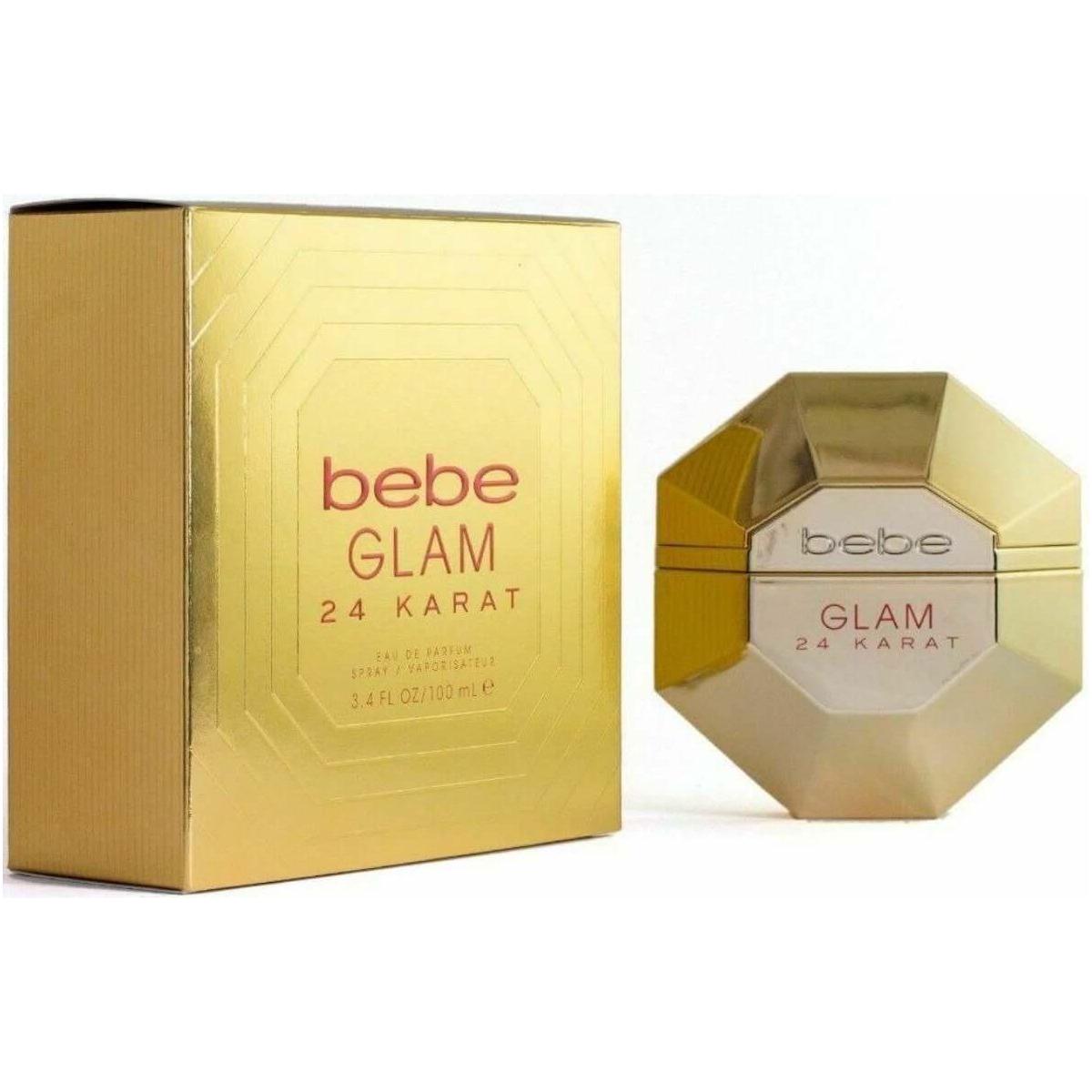 Bebe Glam 24 Karat by Bebe Perfume for Women EDP 3.4 oz