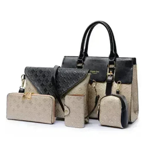 The Maison Set — Luxury PU Leather Handbag Collection for Women