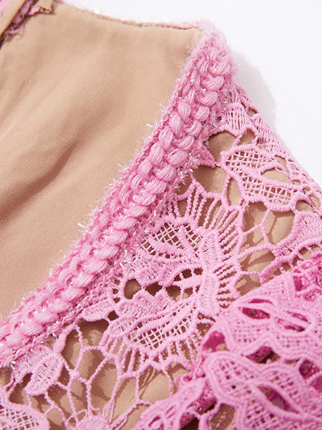 Lace Button-Up Midi Dress