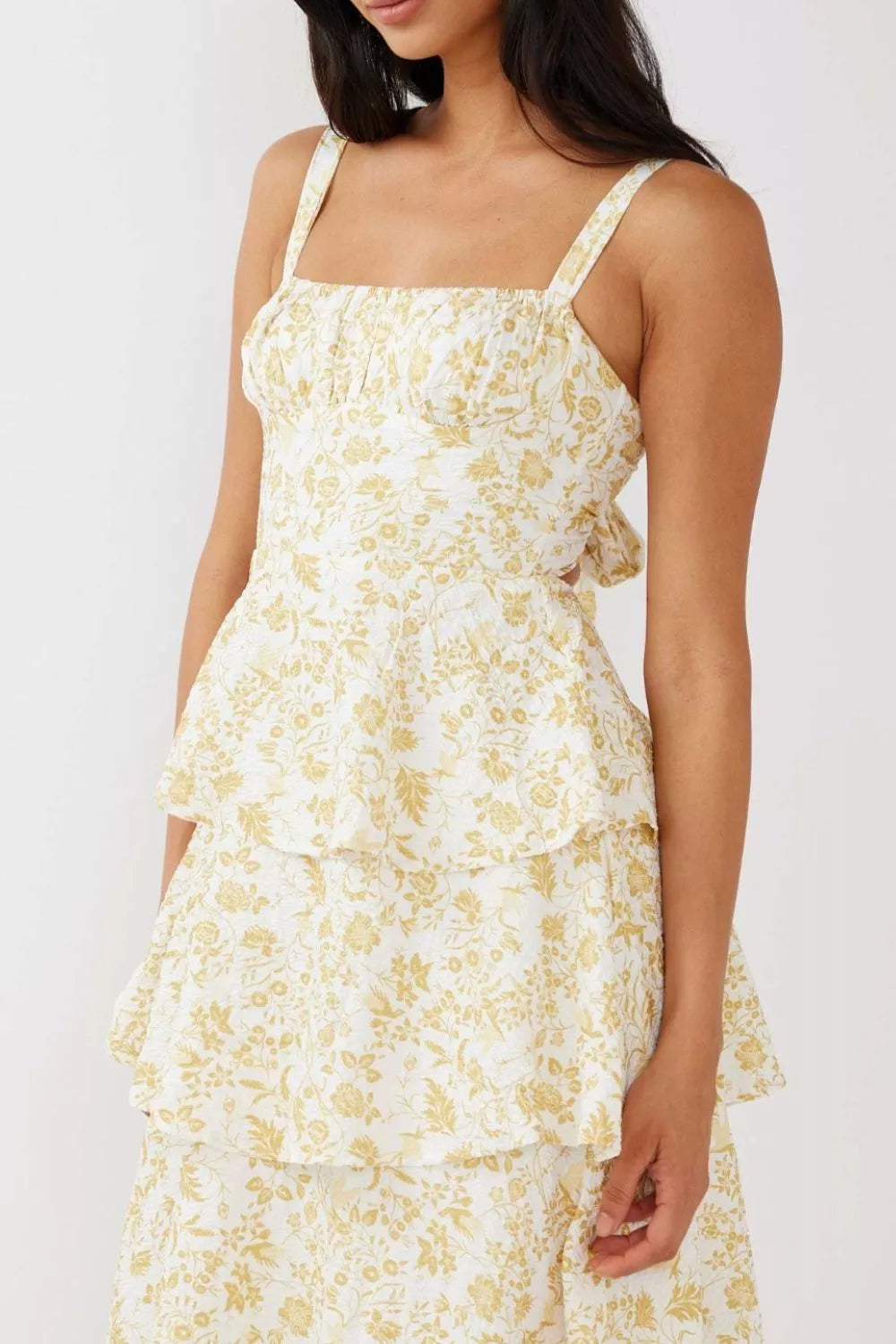 Floral Layered Maxi Dress