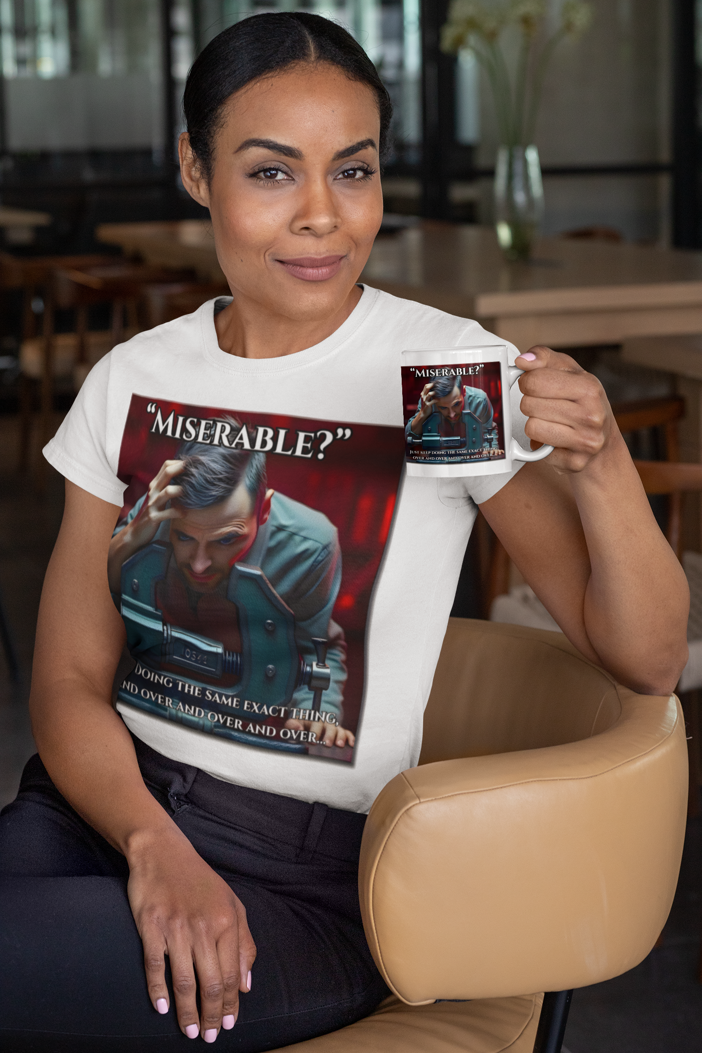 Miserable? - Under ArmourⓇ athletic t-shirt