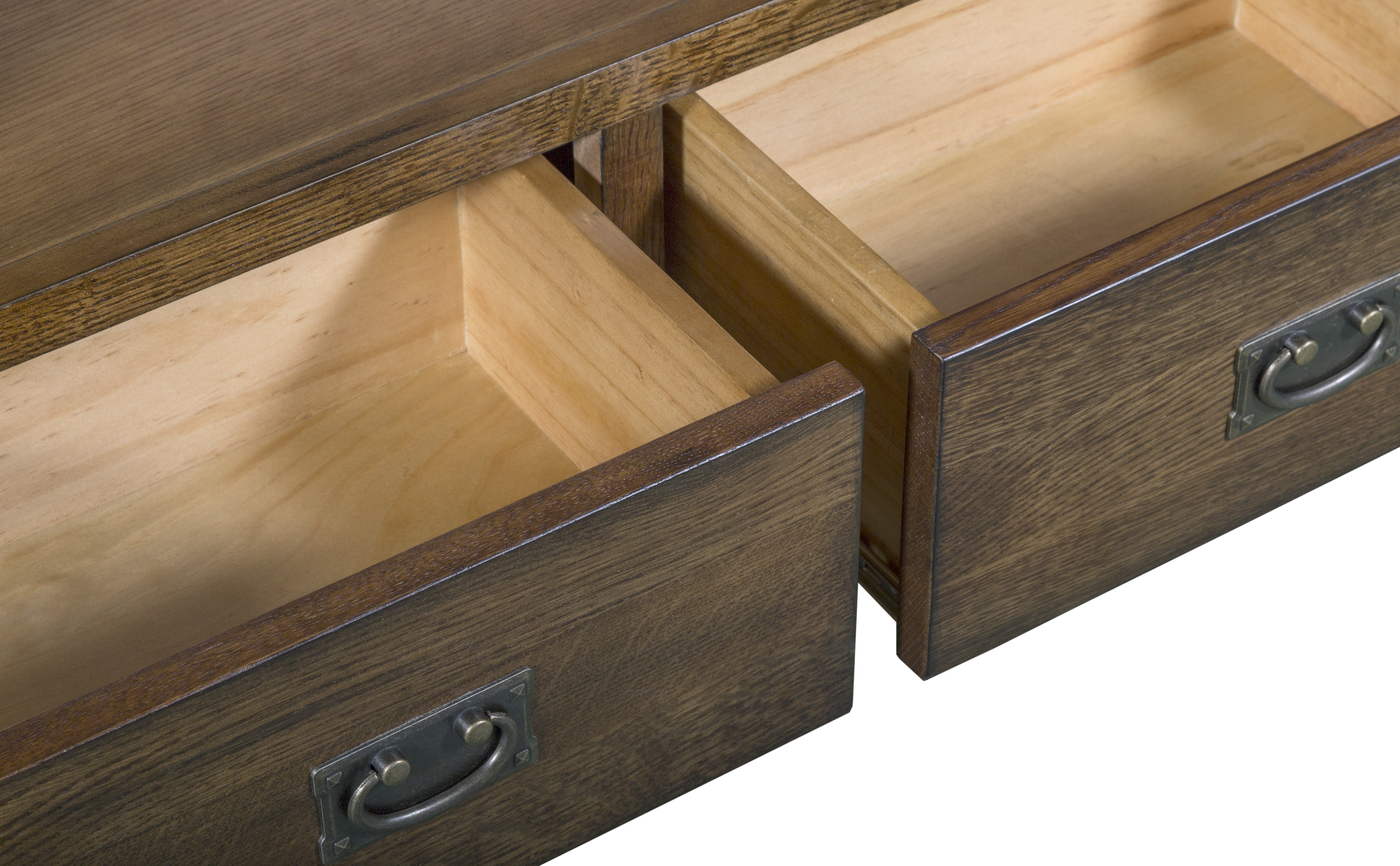 Mission Open Shelf Bookcase - Walnut