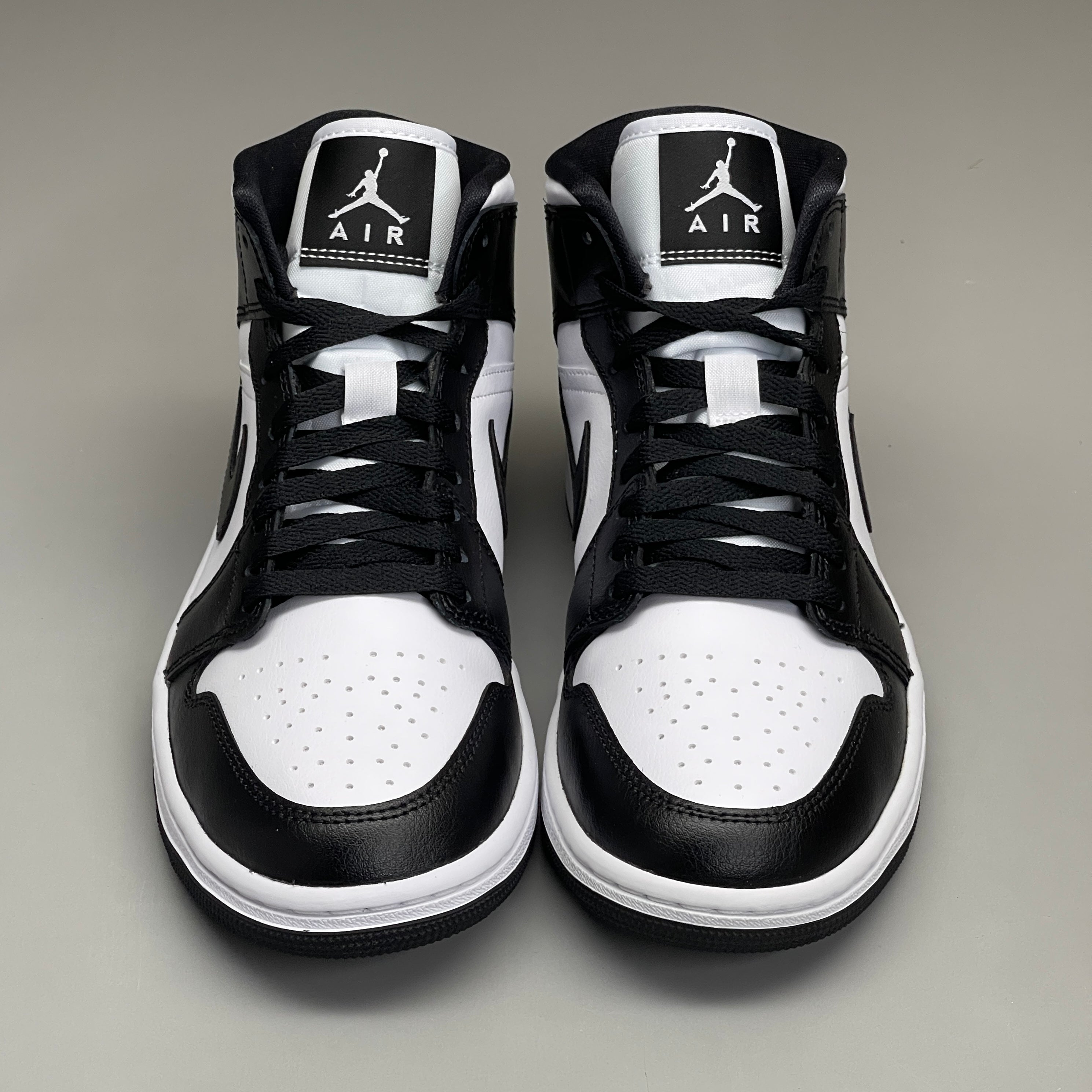 NIKE AIR JORDAN 1 Mid Panda Shoe Women's Sz 9 Black / White DV0991-101 (New)
