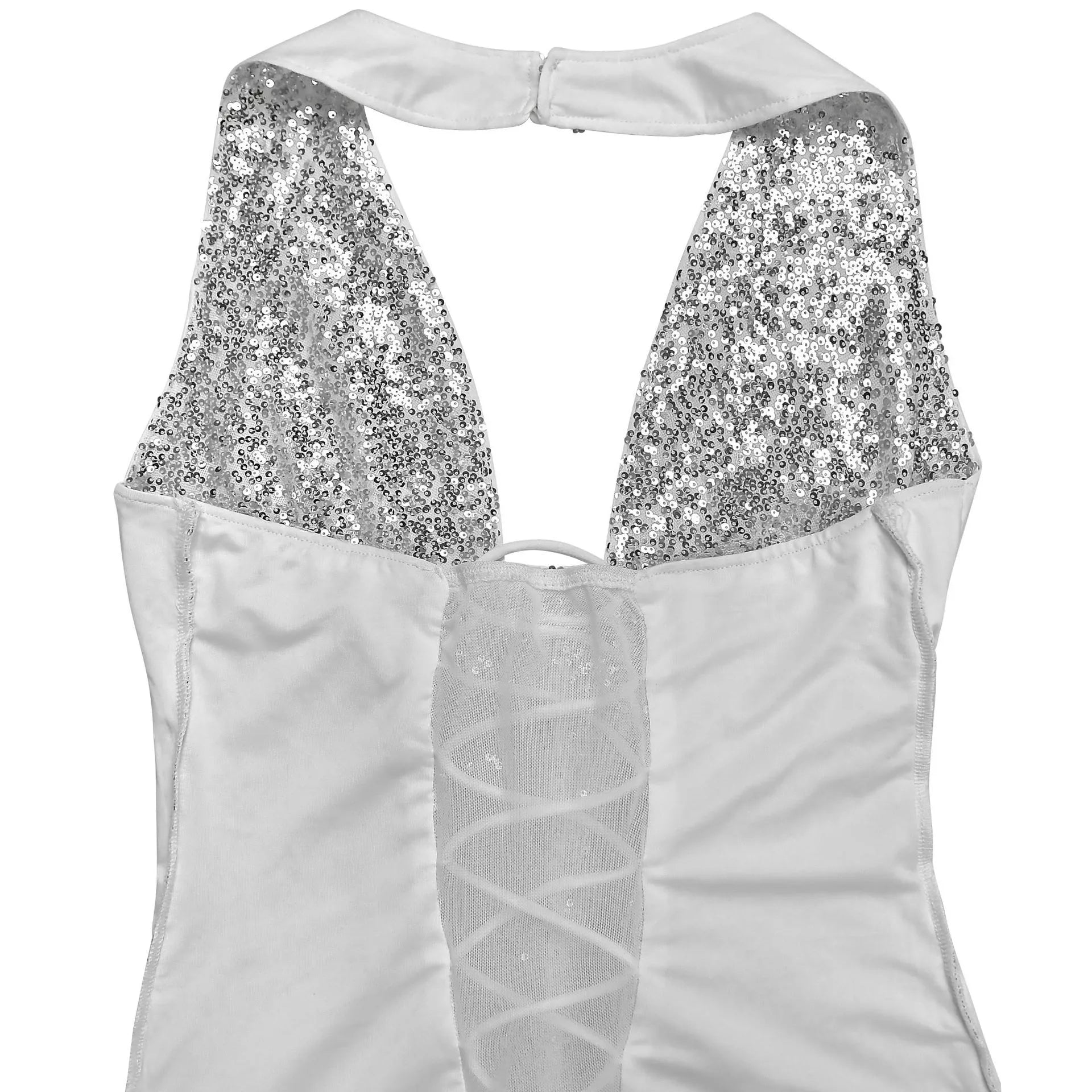 Sequin Halter Neck Maxi Dress