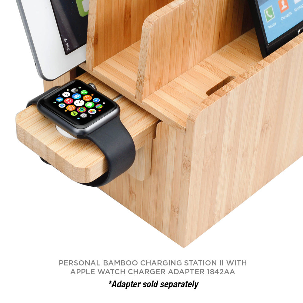 Bamboo Personal Stand and Device Organizer