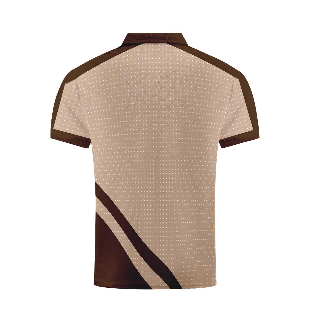 Polo shirt button men's fashionable sports polo shirt