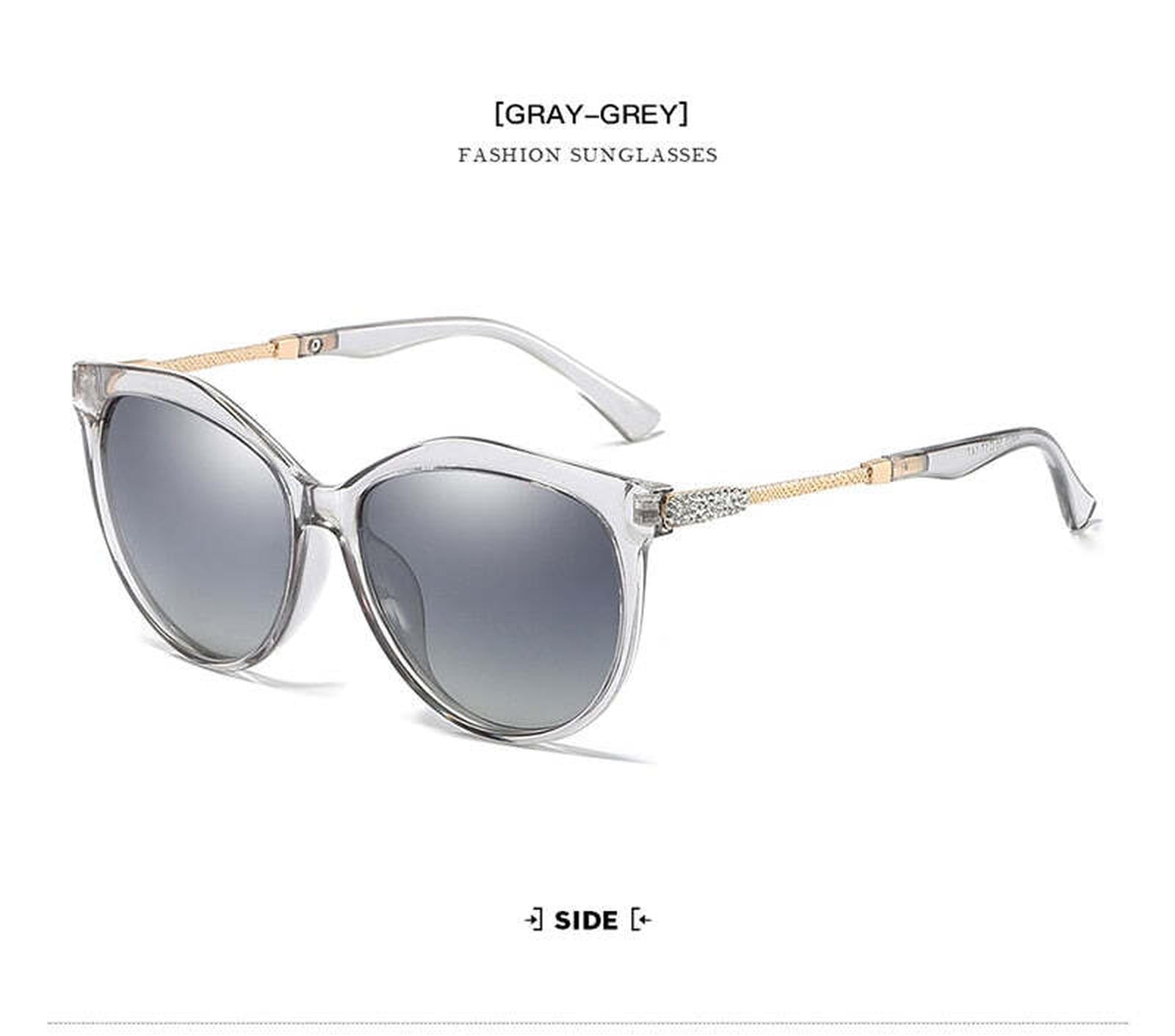 Gradient Polarized Sunglasses with Metal Temples