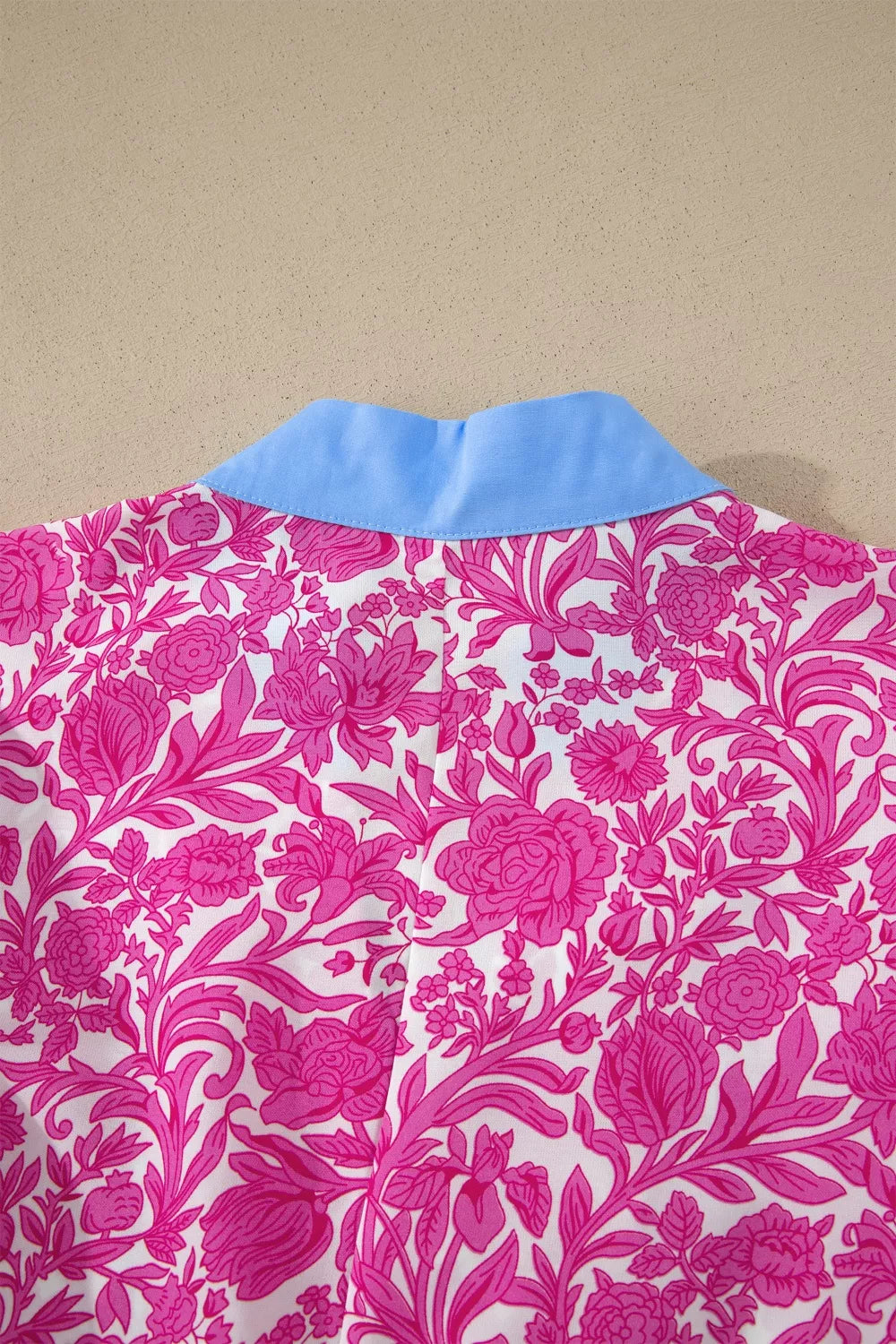 Floral Print Ruffle Cap Sleeve Dress
