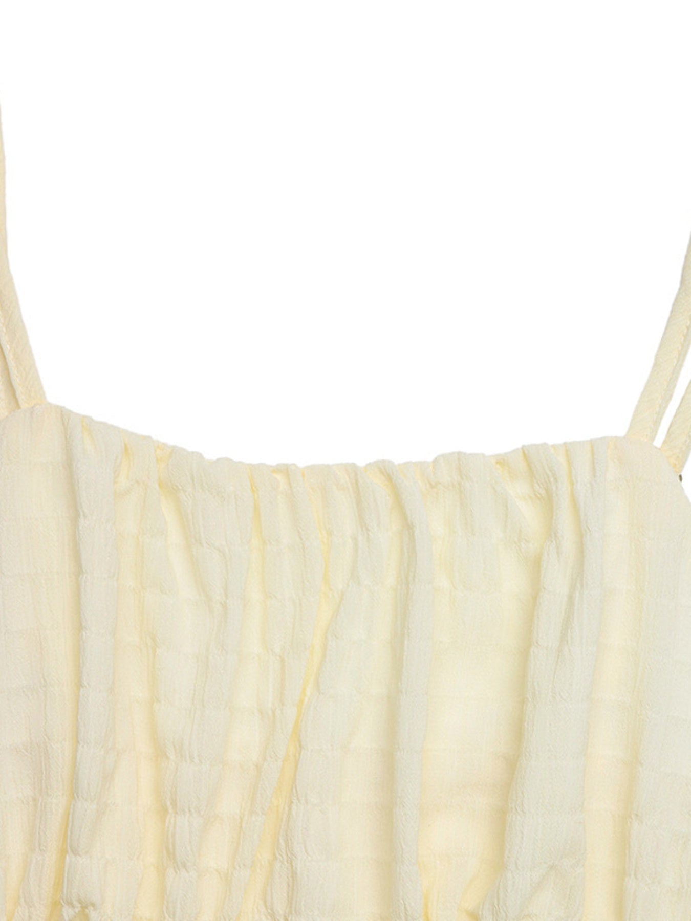Smocked Spaghetti Strap Casual Dress