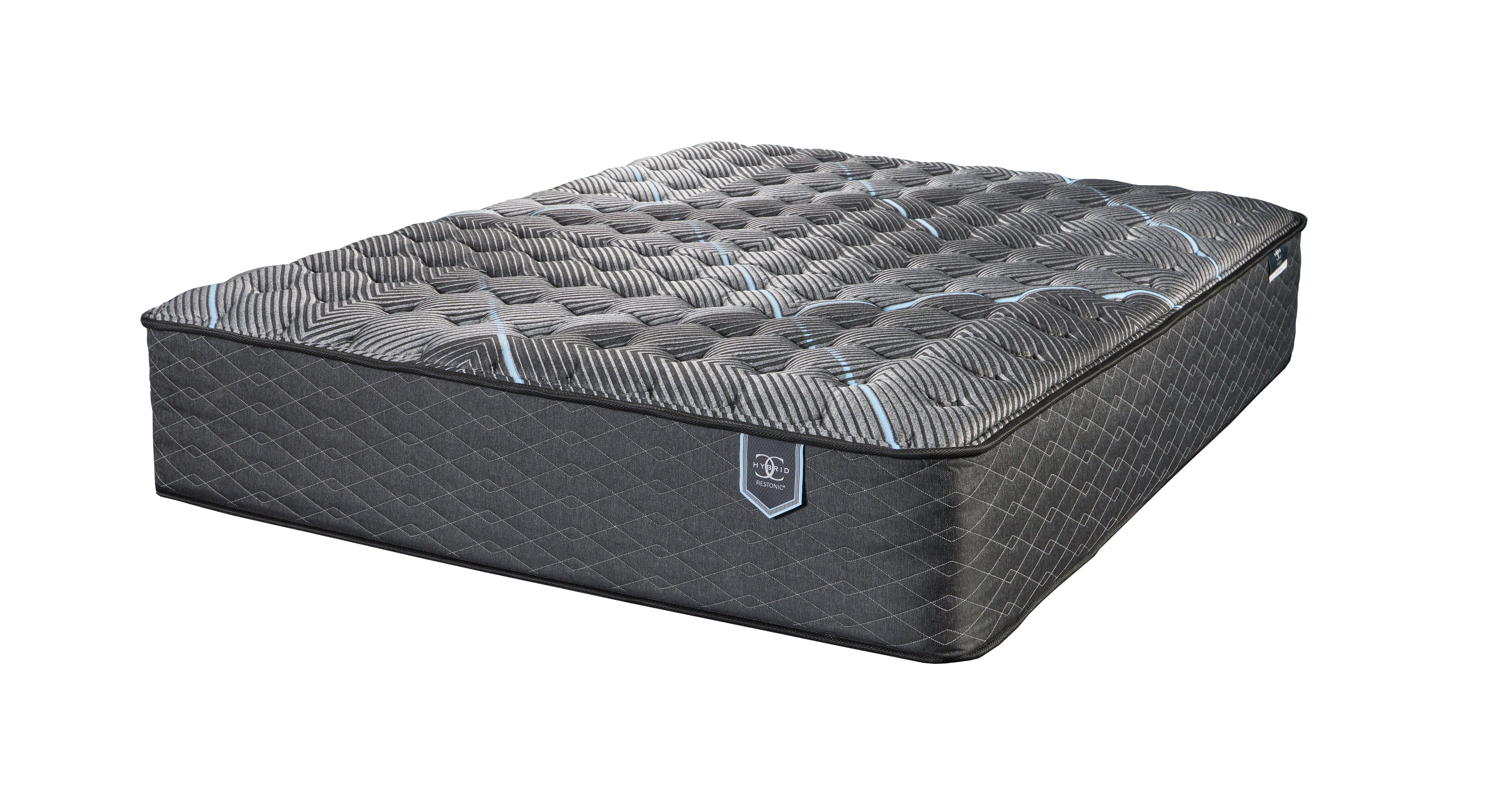 Restonic ComfortCare Hybrid Restful Nights Plush, King + 12-Piece Premium Comfort Bedding Pack, King Size
