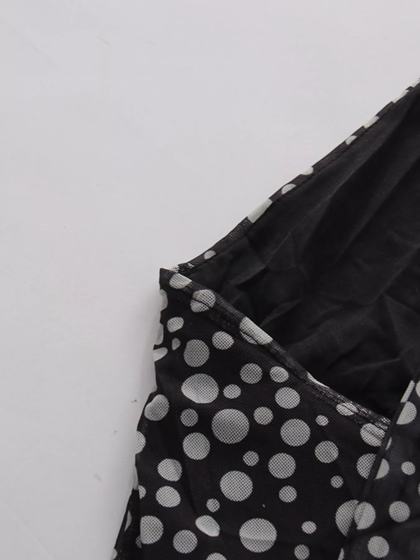 Halter Neck Polka Dot Maxi Dress