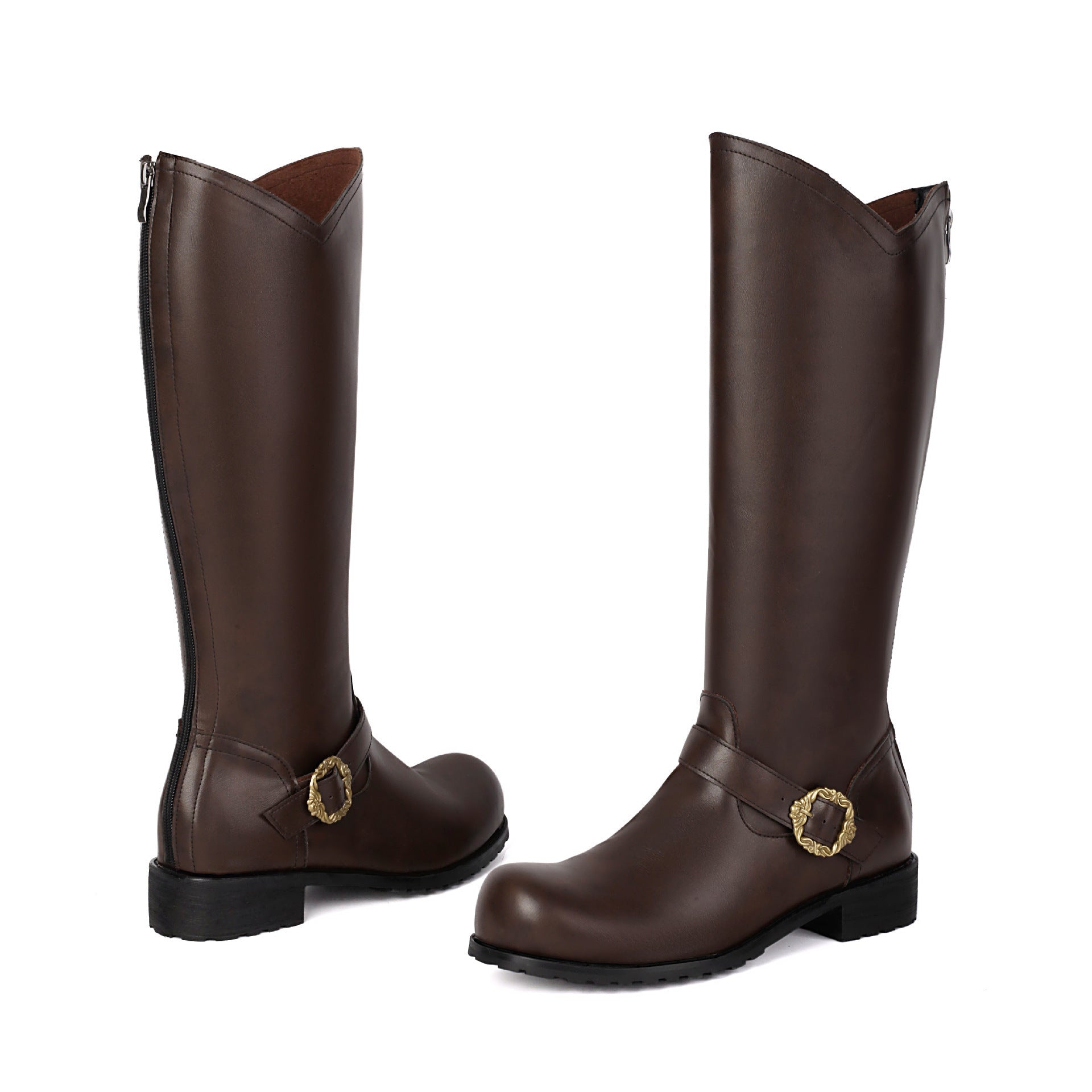 Retro Stage-performance Mens Leather Boots