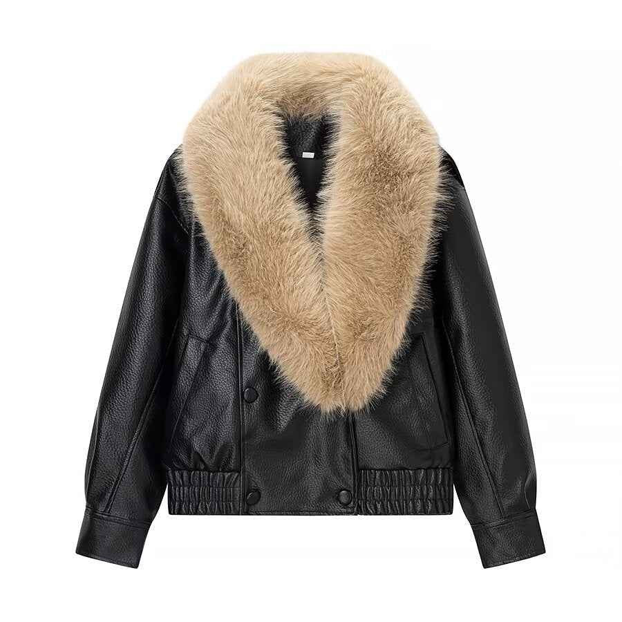 Detachable leather jacket