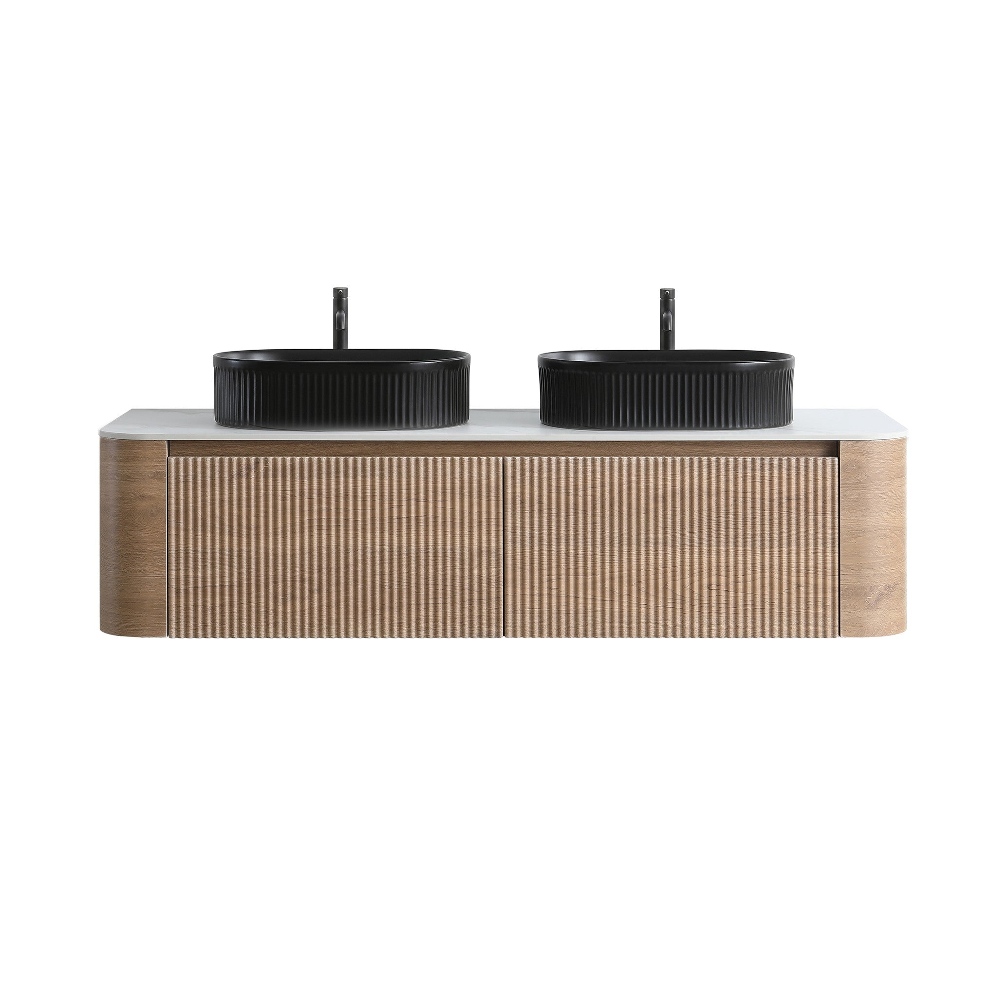 Erba 60 Inch Bathroom Vanity with Sink, Honey
