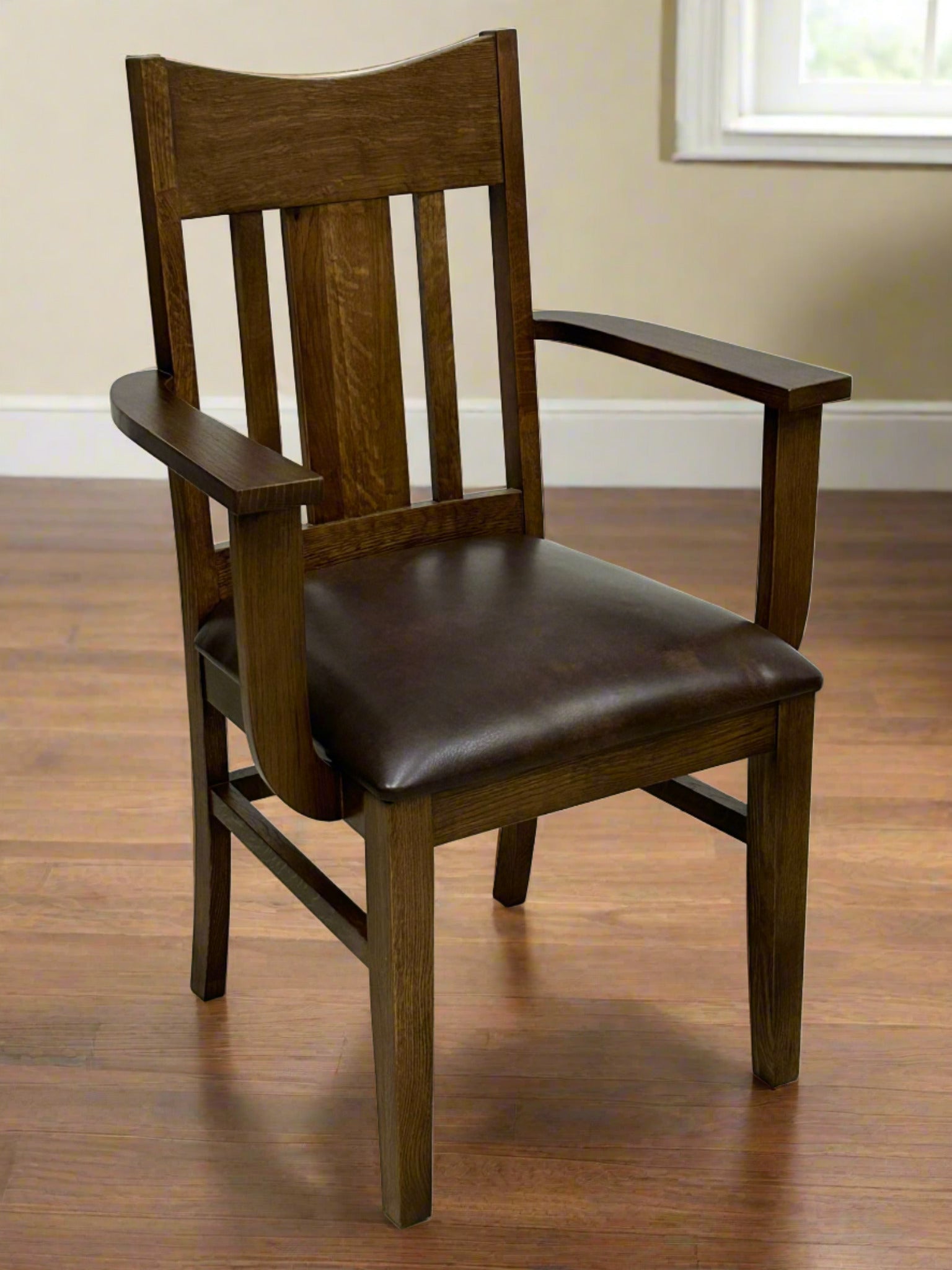 Mission Oak Square Dining Table & Arm chair Set - 42"