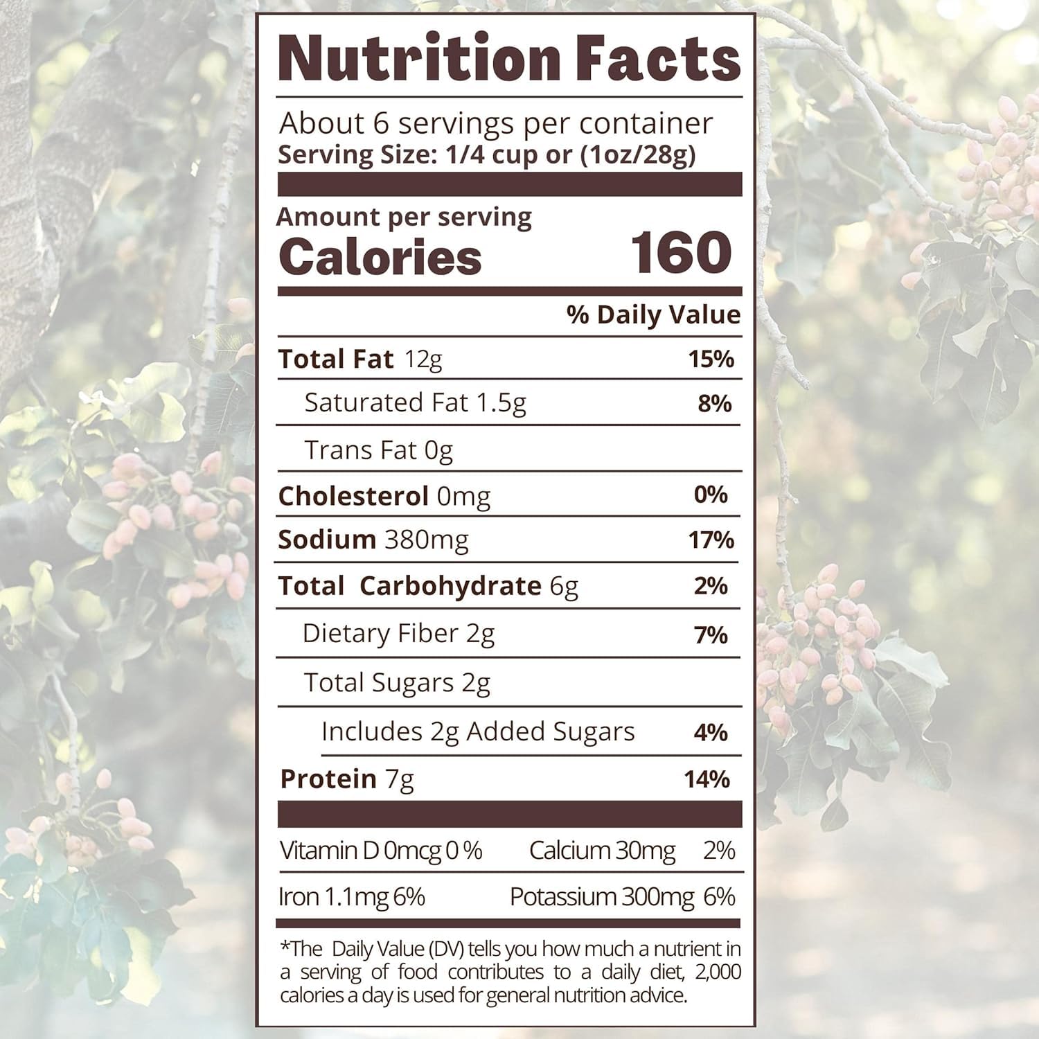 Nichols Farms No Shell Pistachios Jalapeno Lime, Case of 12, 6 oz