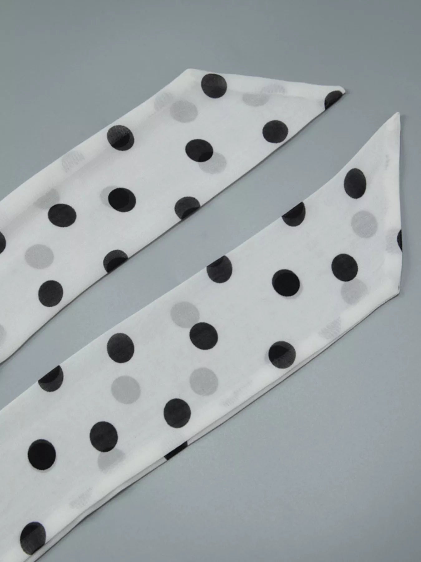Polka Dot Halter Neck Ruffle Dress