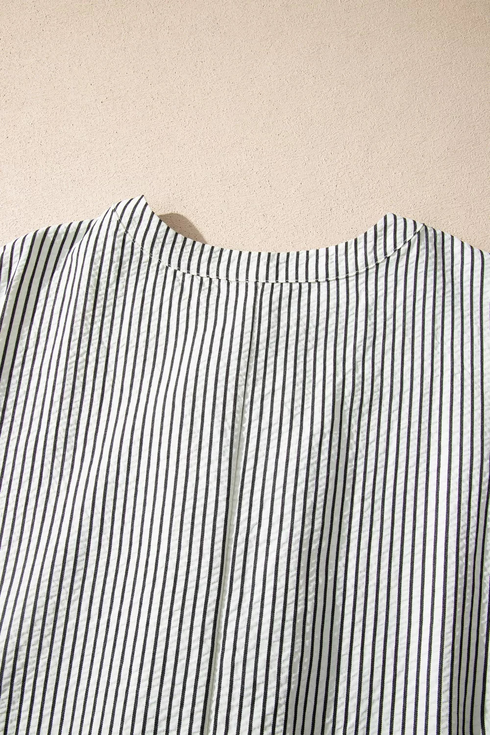 Striped Ruffle Button Front Maxi Dress