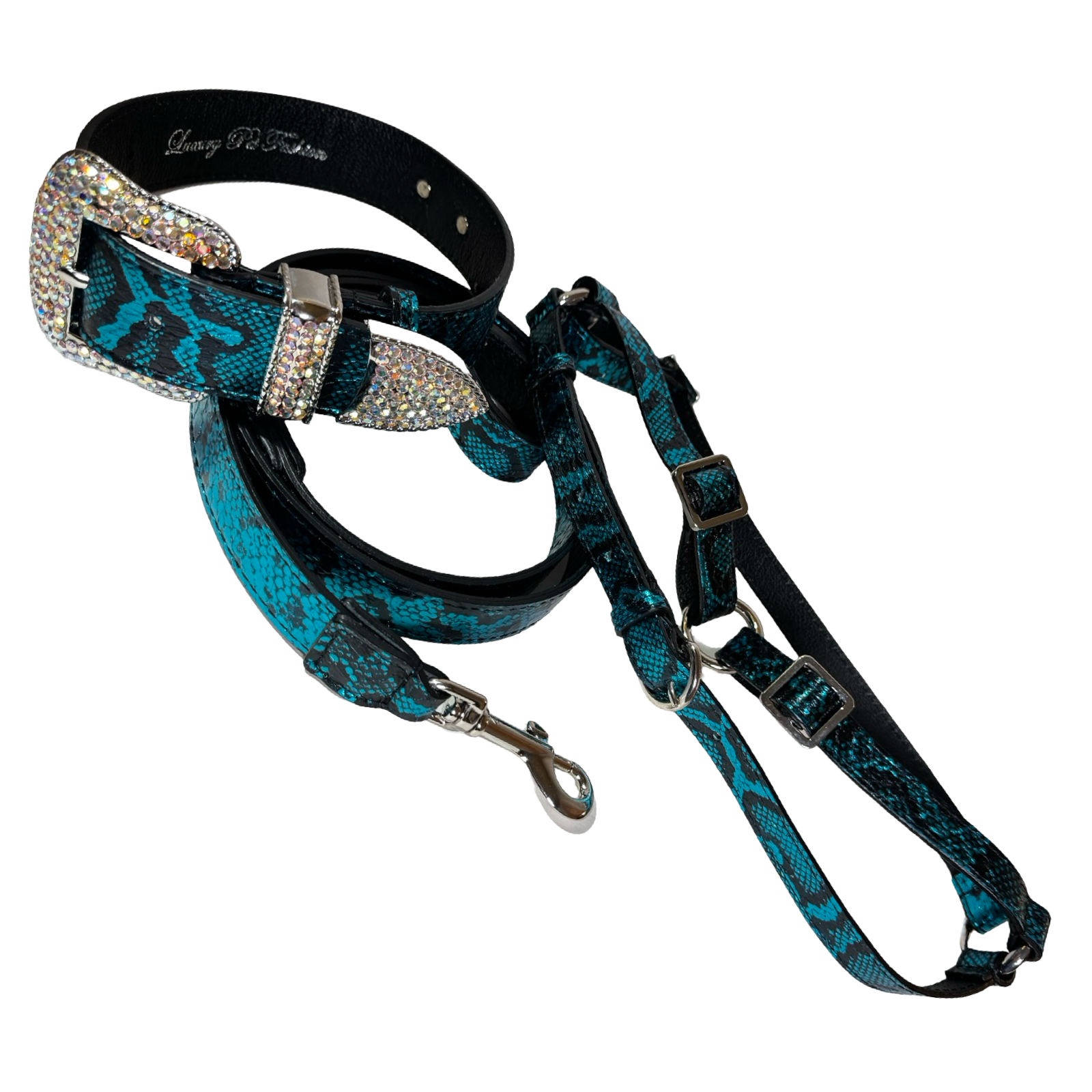 Blue & Black Serpente Set