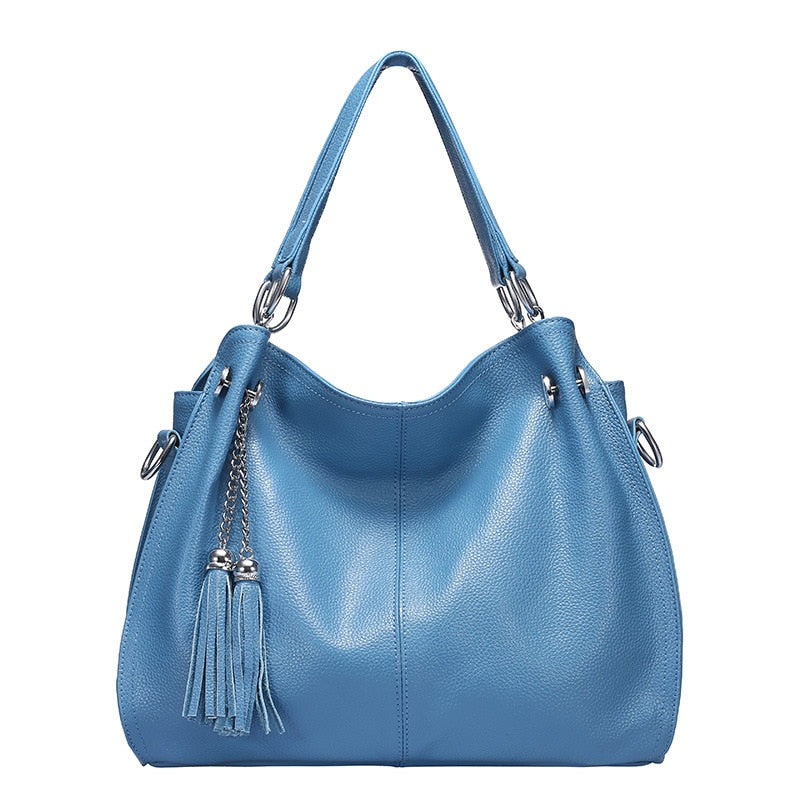 Fashion Women Genuine Leather Handbags Designer Bag Famous Real Leather Bag Ladies's Shoulder Handbag