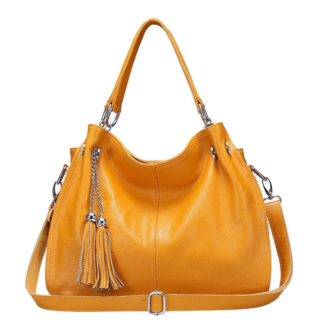 Fashion Women Genuine Leather Handbags Designer Bag Famous Real Leather Bag Ladies's Shoulder Handbag