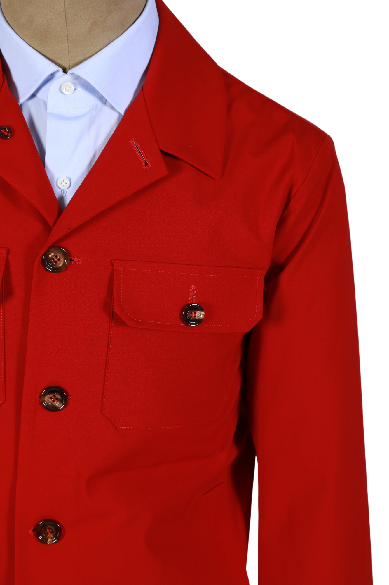 Kired by Kiton Solid Polyester-Wool Jacket