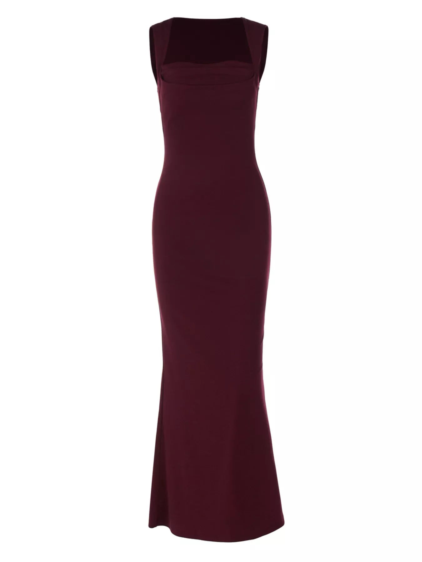 Square Neck Sleeveless Maxi Dress