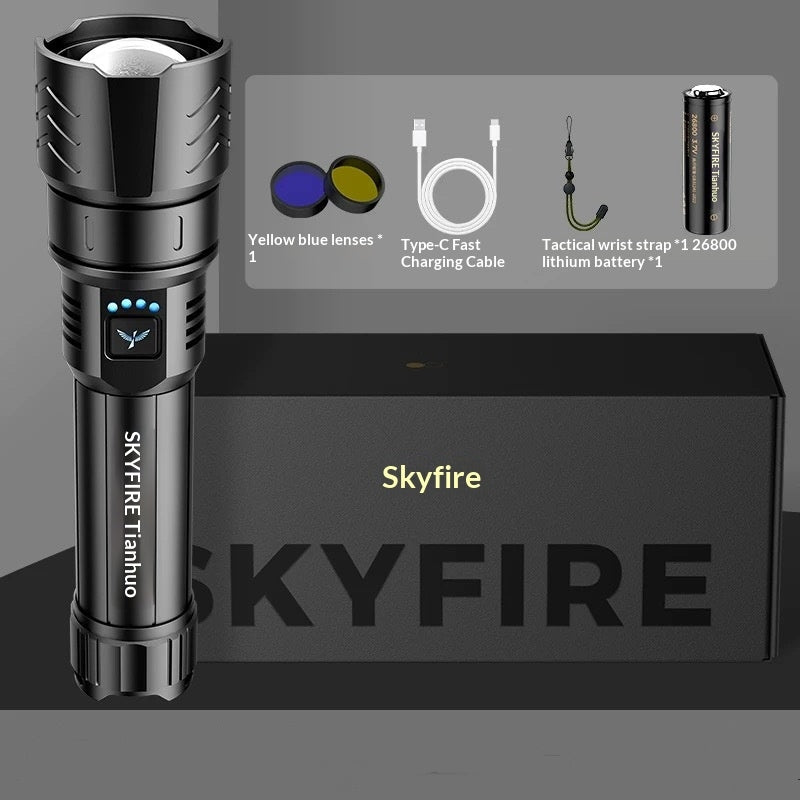 Ultra-bright Flashlight Ultra-bright Laser Beam Long-range Outdoor Use