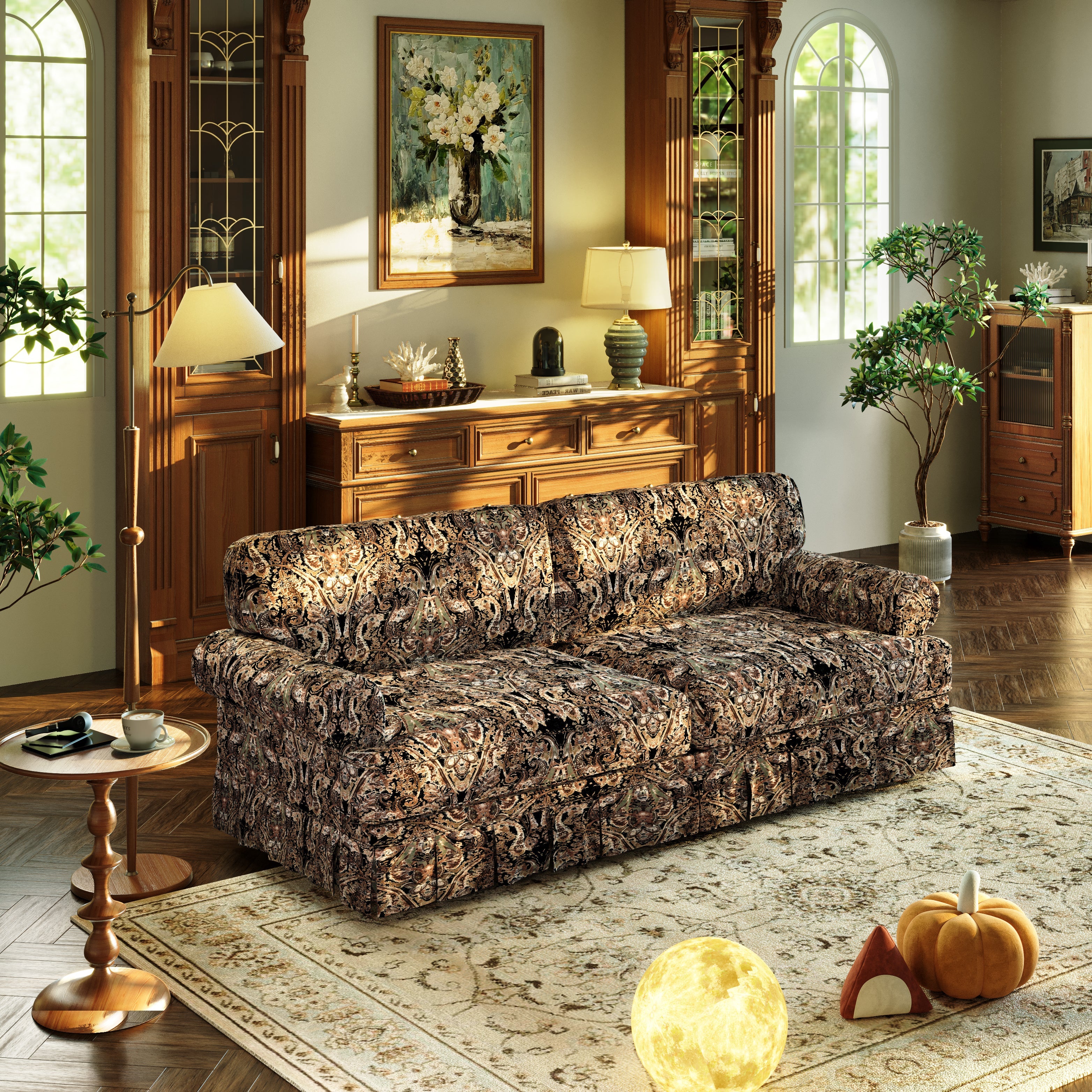 74" Luxurious 3-Seater Cloud Couch
