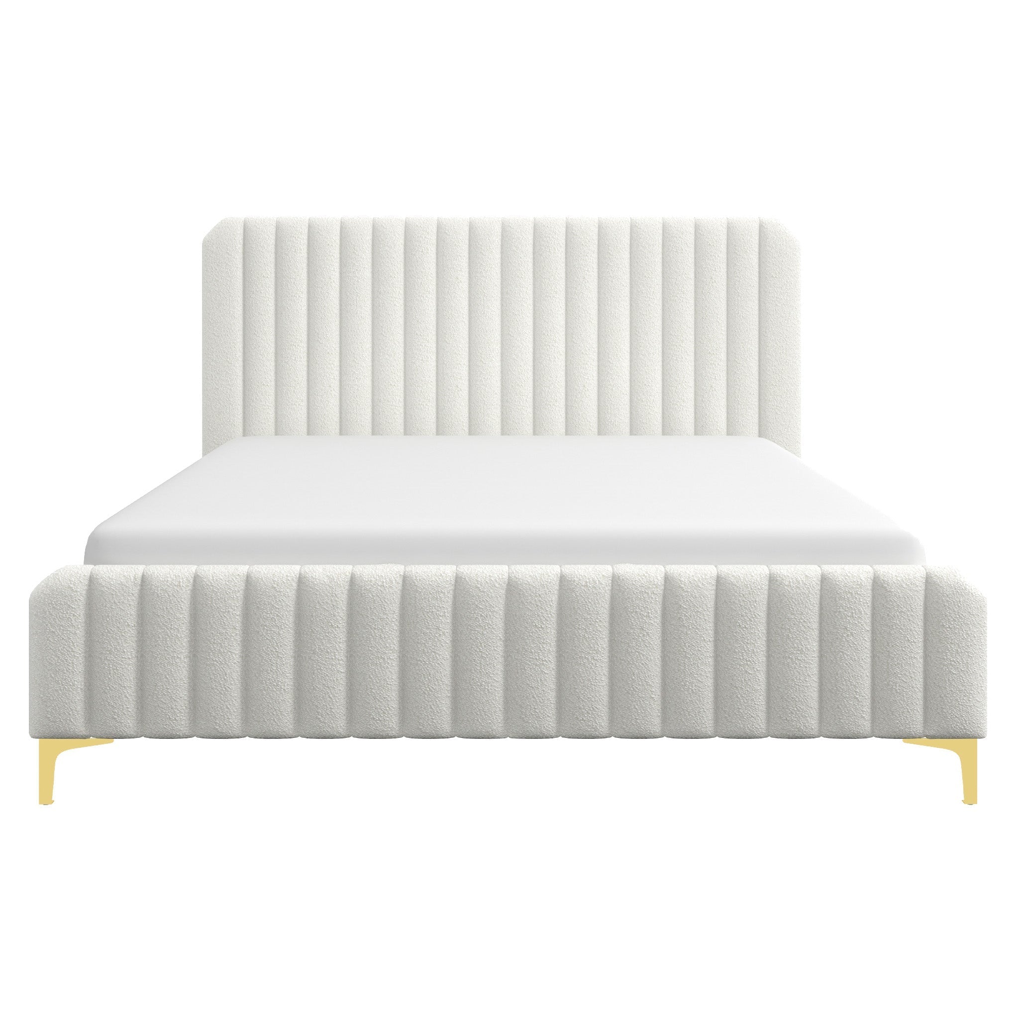 Valery King Size Upholstered Platform Bed