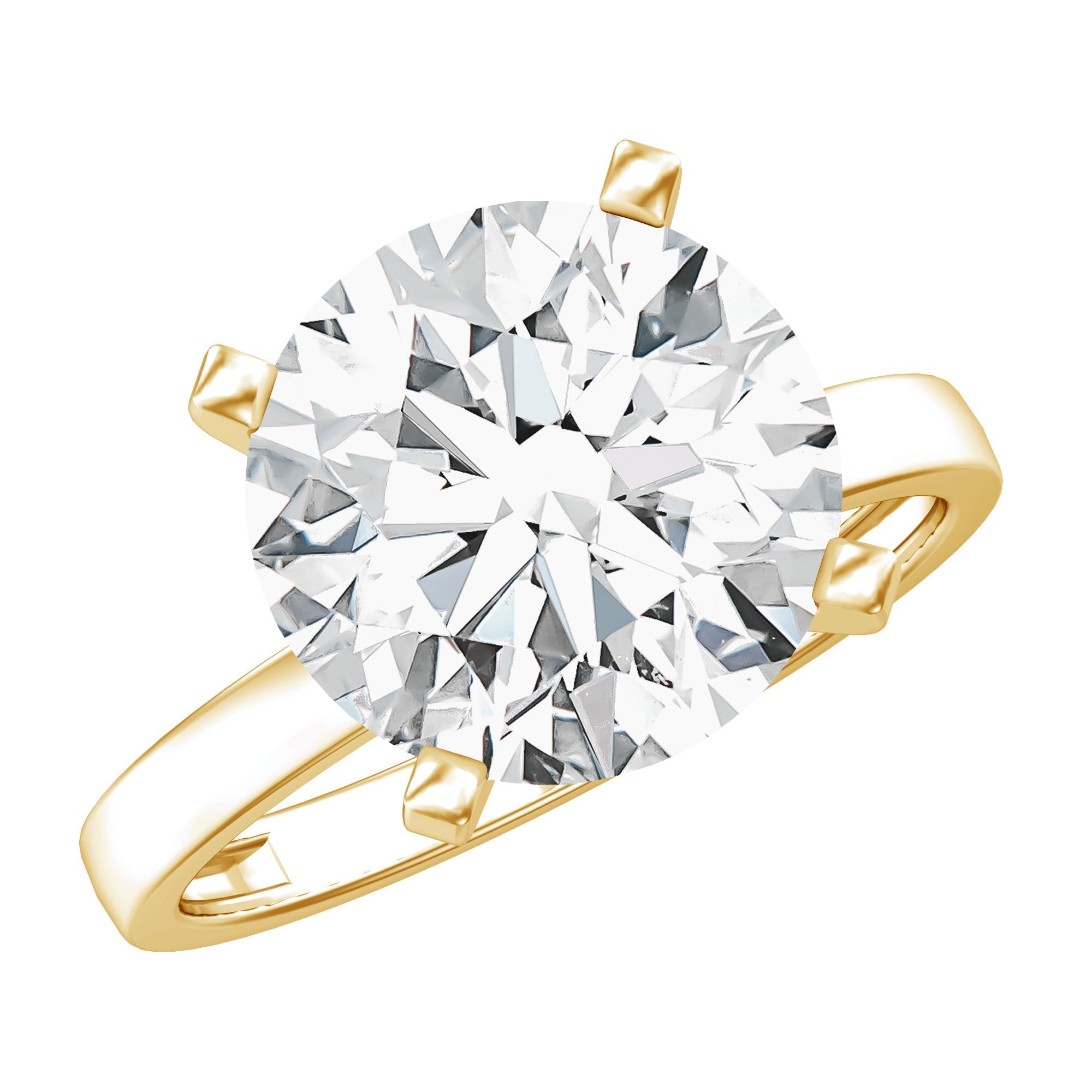 4 CT IGI Certified Lab Diamond Timeless Engagement Ring - Overture Gifts