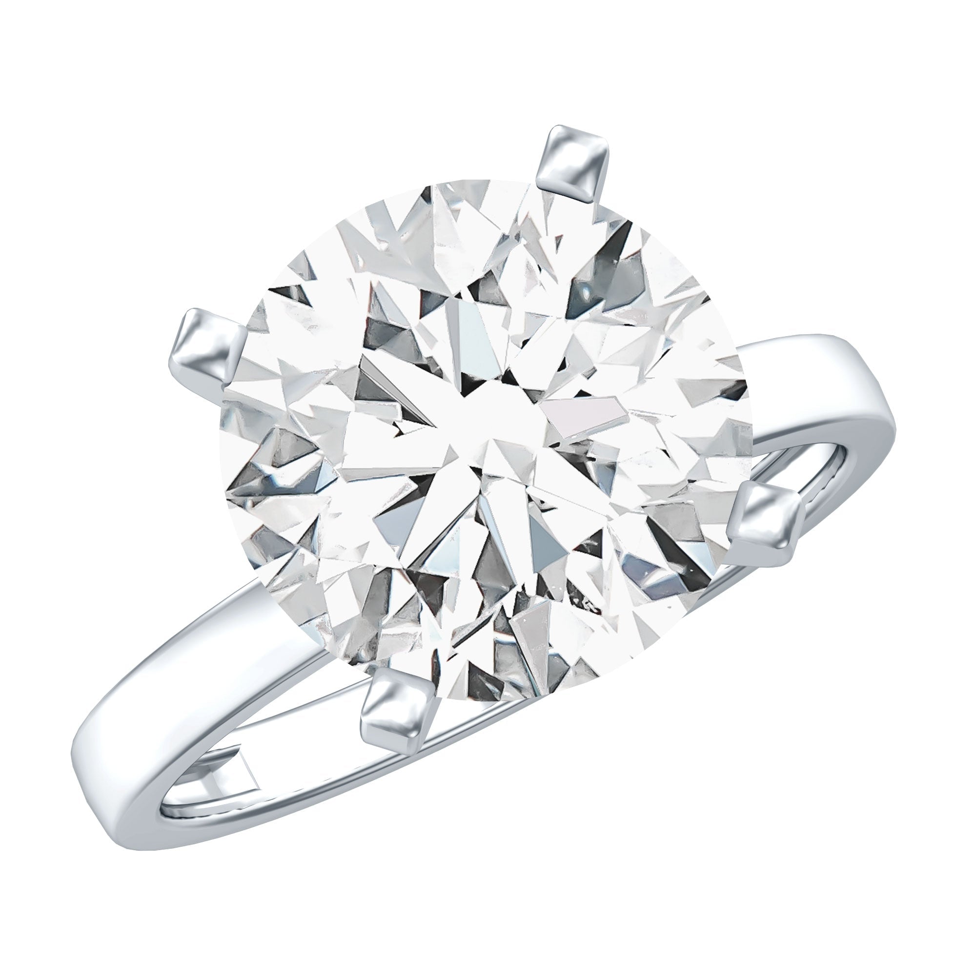 4 CT IGI Certified Lab Diamond Timeless Engagement Ring - Overture Gifts
