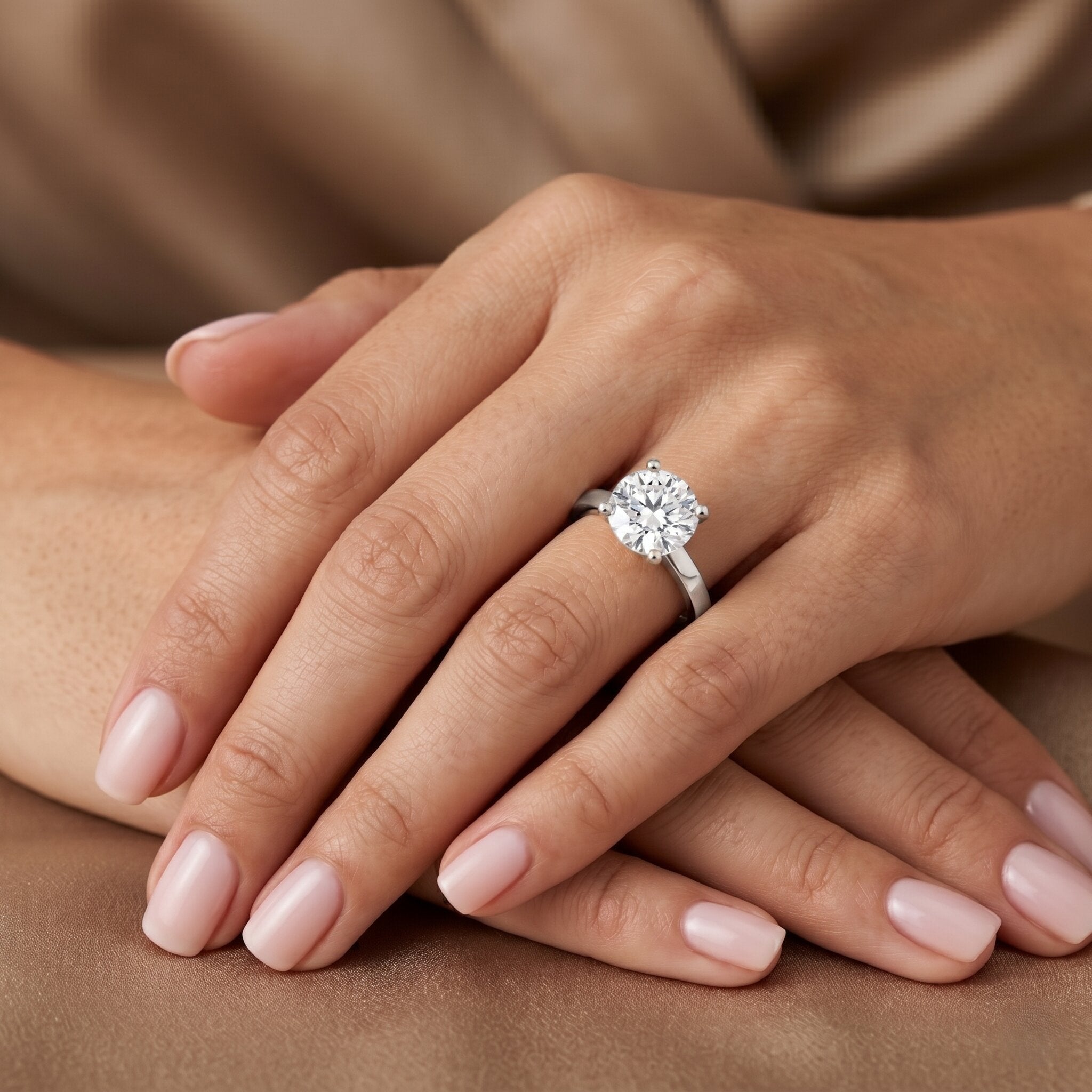 4 CT IGI Certified Lab Diamond Timeless Engagement Ring - Overture Gifts