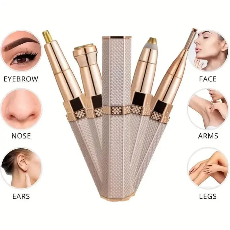 4-in-1 Facial Electric Shaver for Women - Overture Gifts
