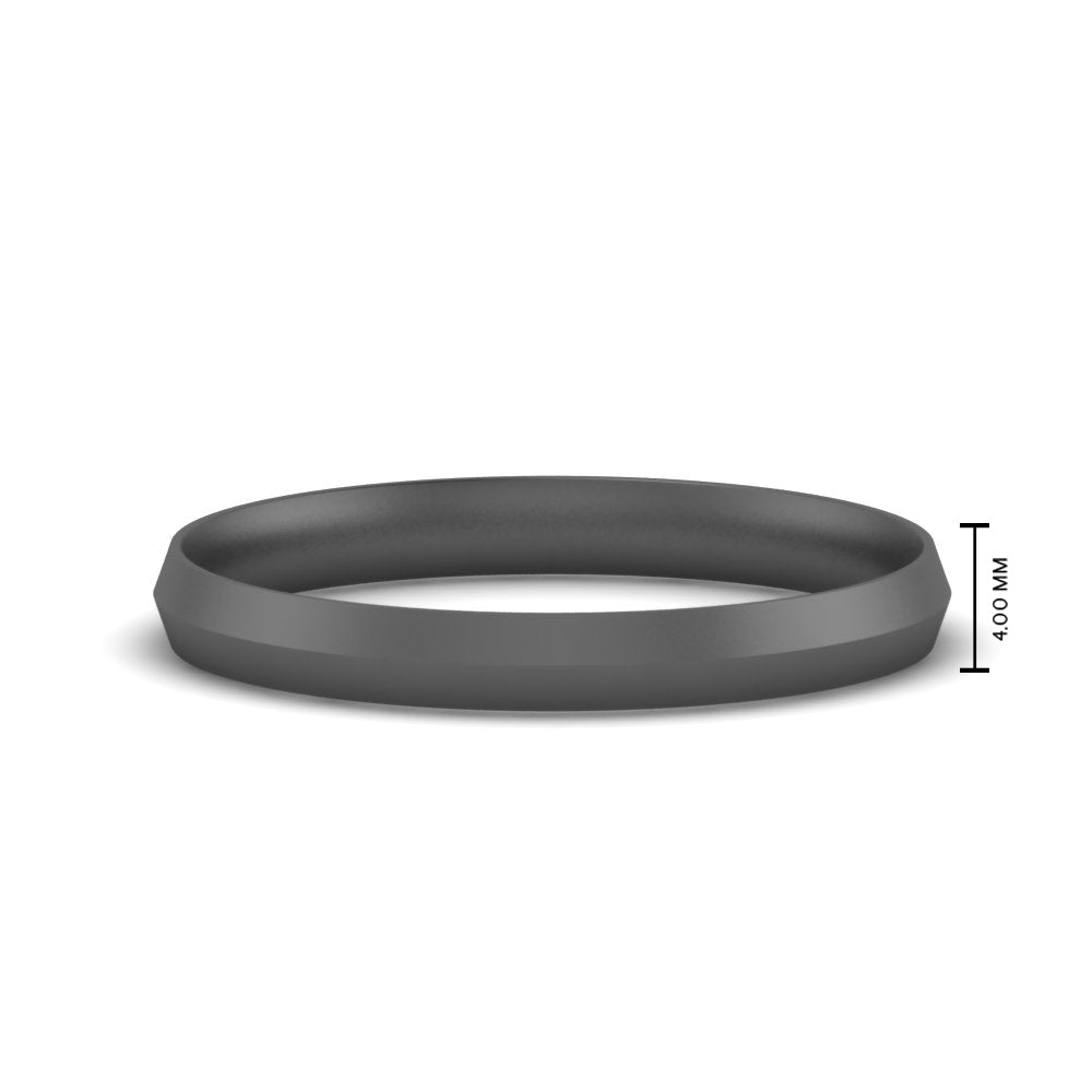 Comfort Fit Knife Edge Mens Band