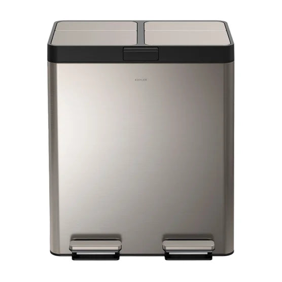 Kohler 82L Dual Bin Step Trash Can - Choose Yours