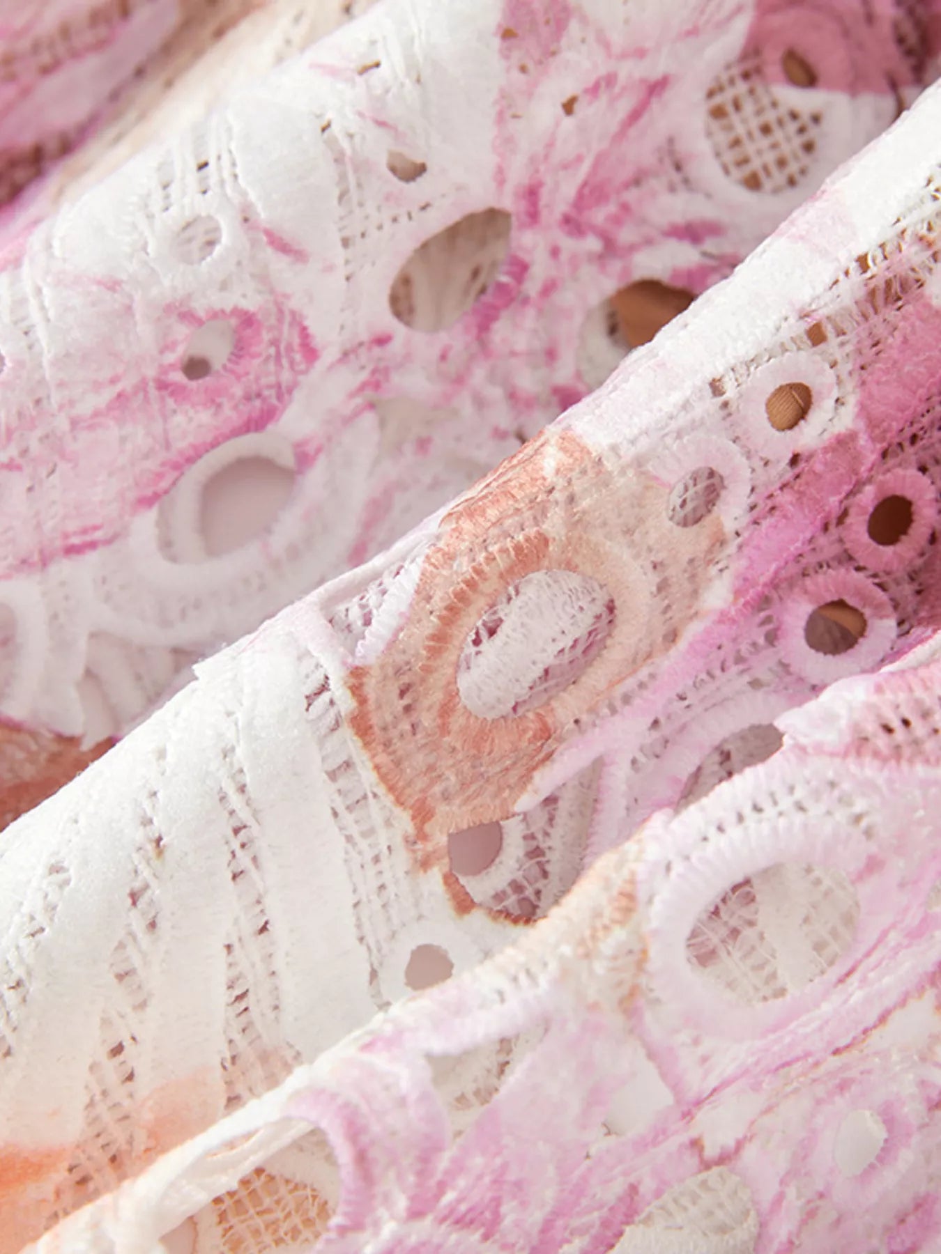 Floral Lace Detail Maxi Dress