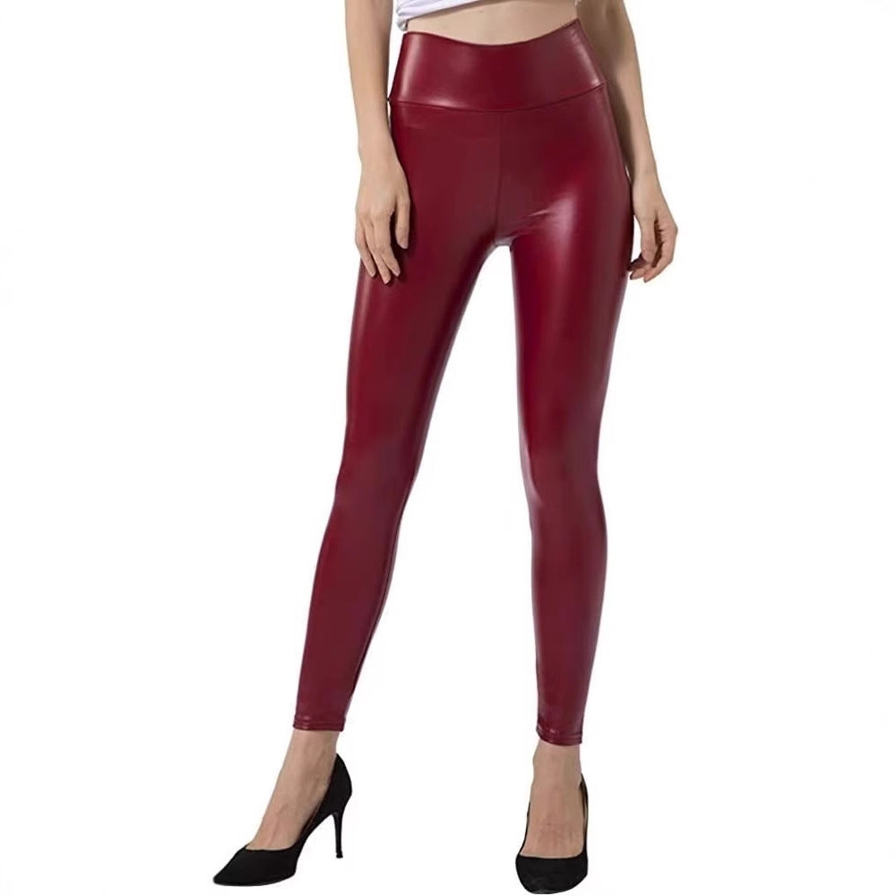 Sexy Form Fitting Versatile Leather Pants For Women