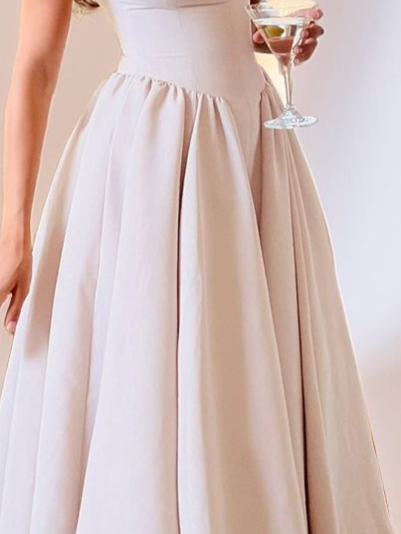 Full Size Cap Sleeve A-Line Midi Dress Plus Size