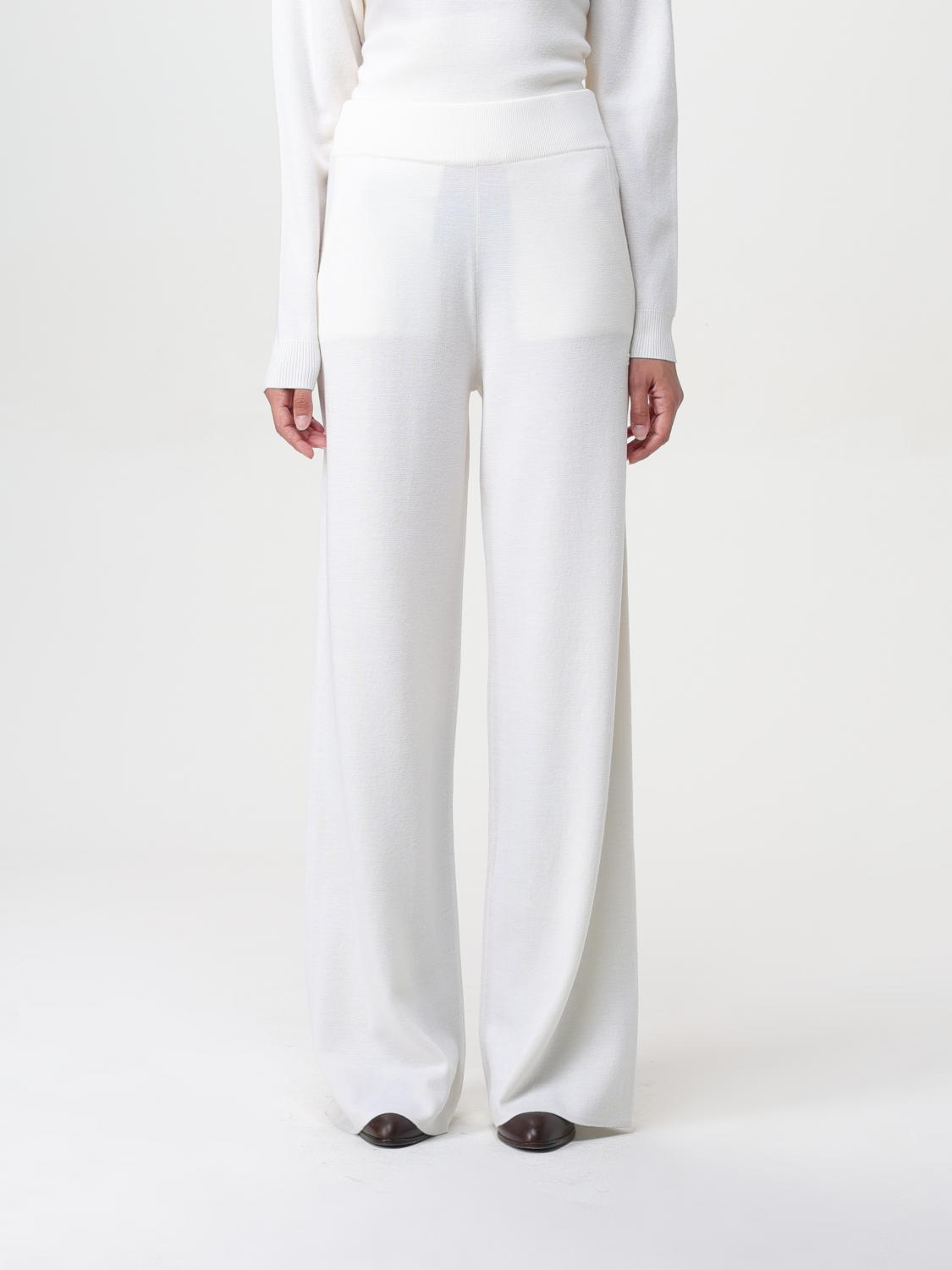 Max Mara Pants Woman White