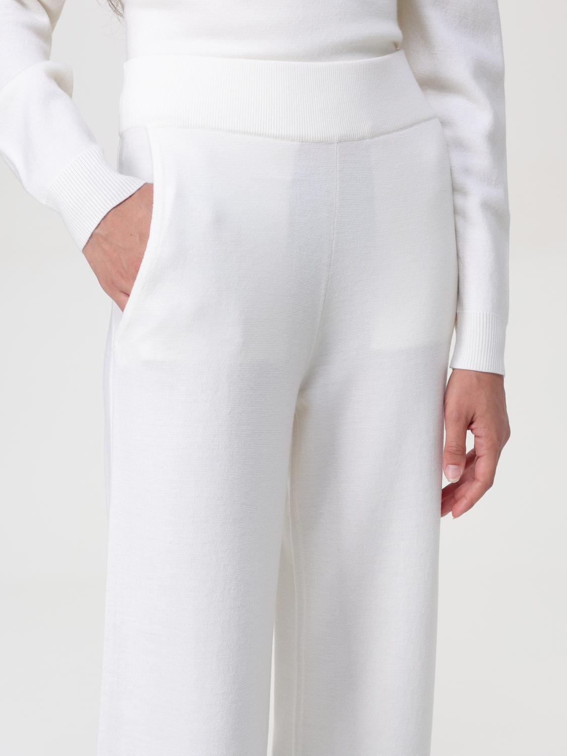 Max Mara Pants Woman White