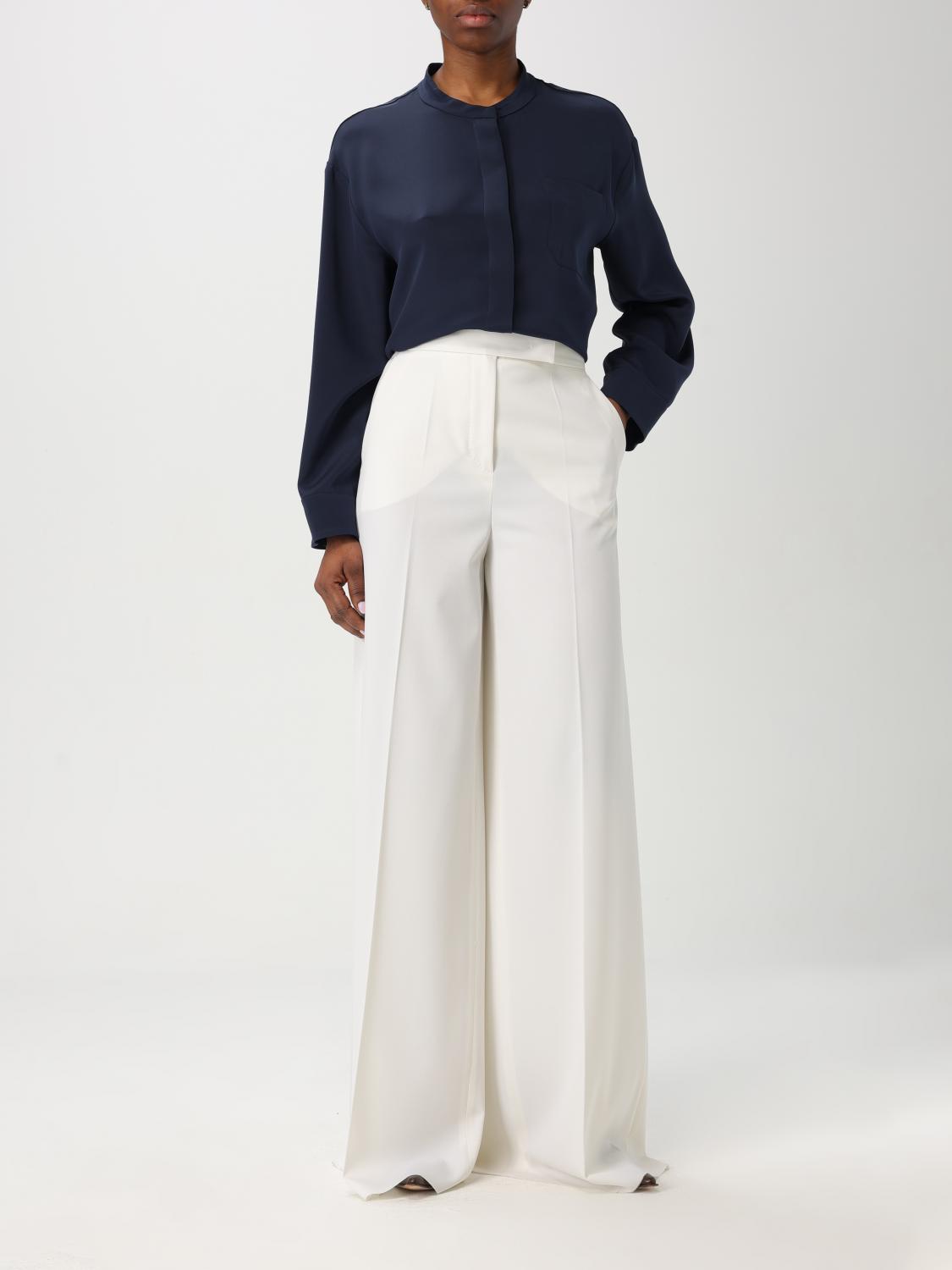 Max Mara Pants Woman White